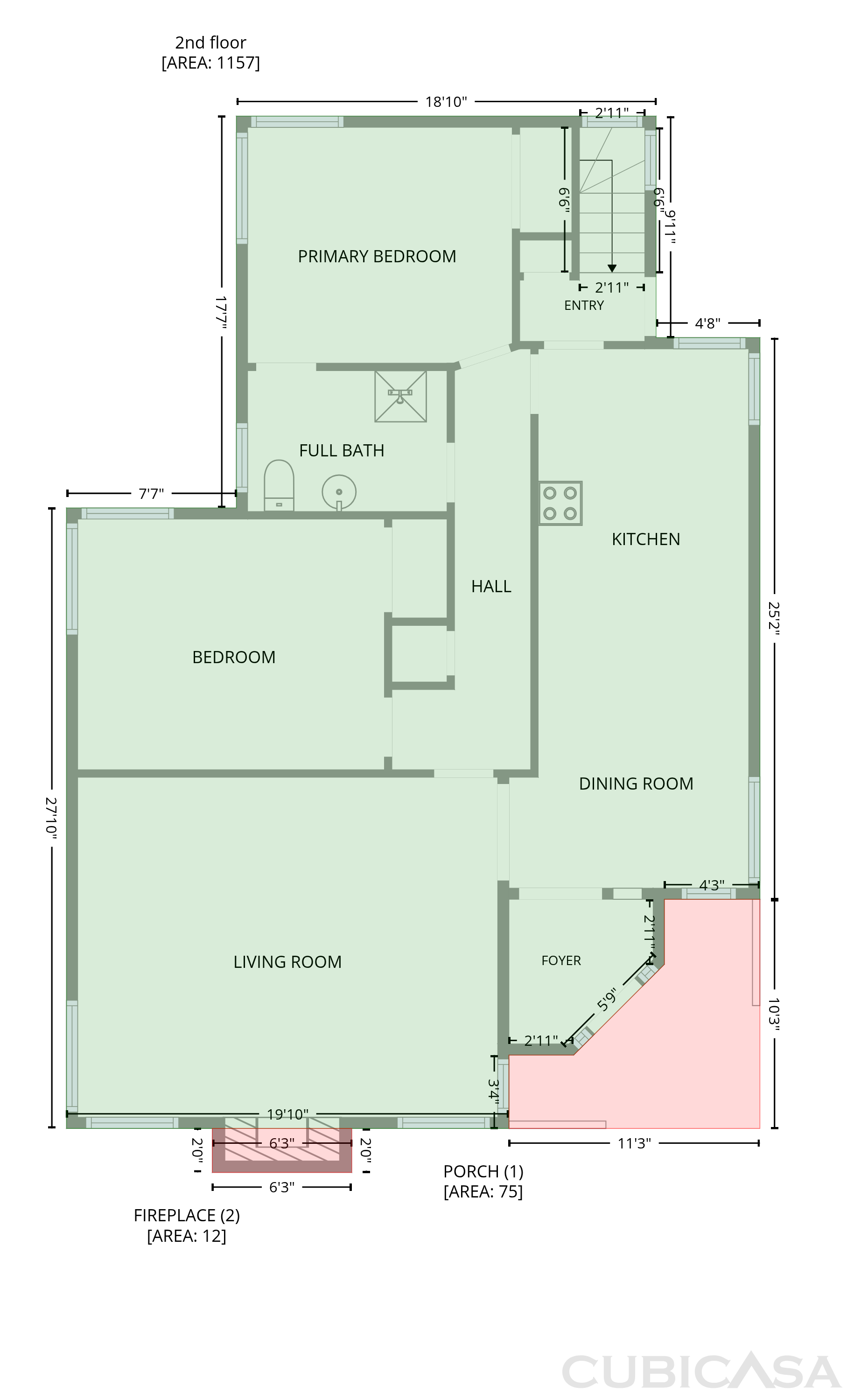Second Floor of 3004 SW Barton St, Seattle, WA