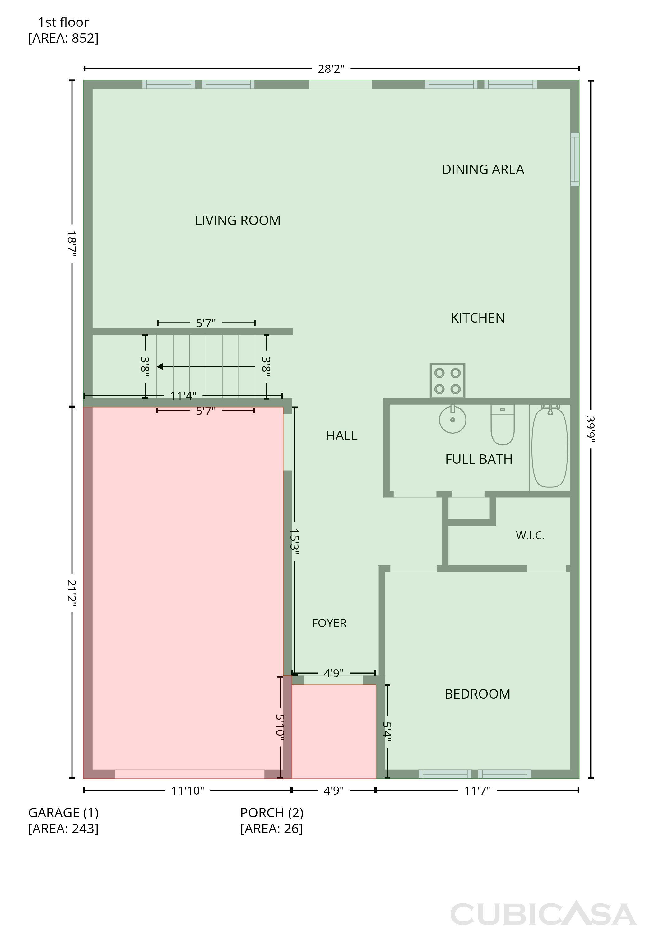 Main Floor of 3970 Hibiscus Dr, Little River, SC