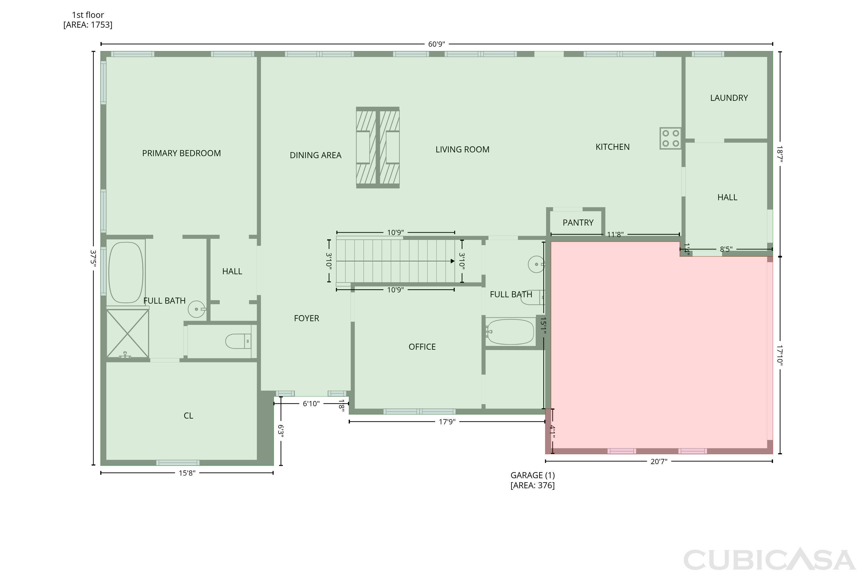 Main Floor of 1707 Aster Dr, Columbia, TN