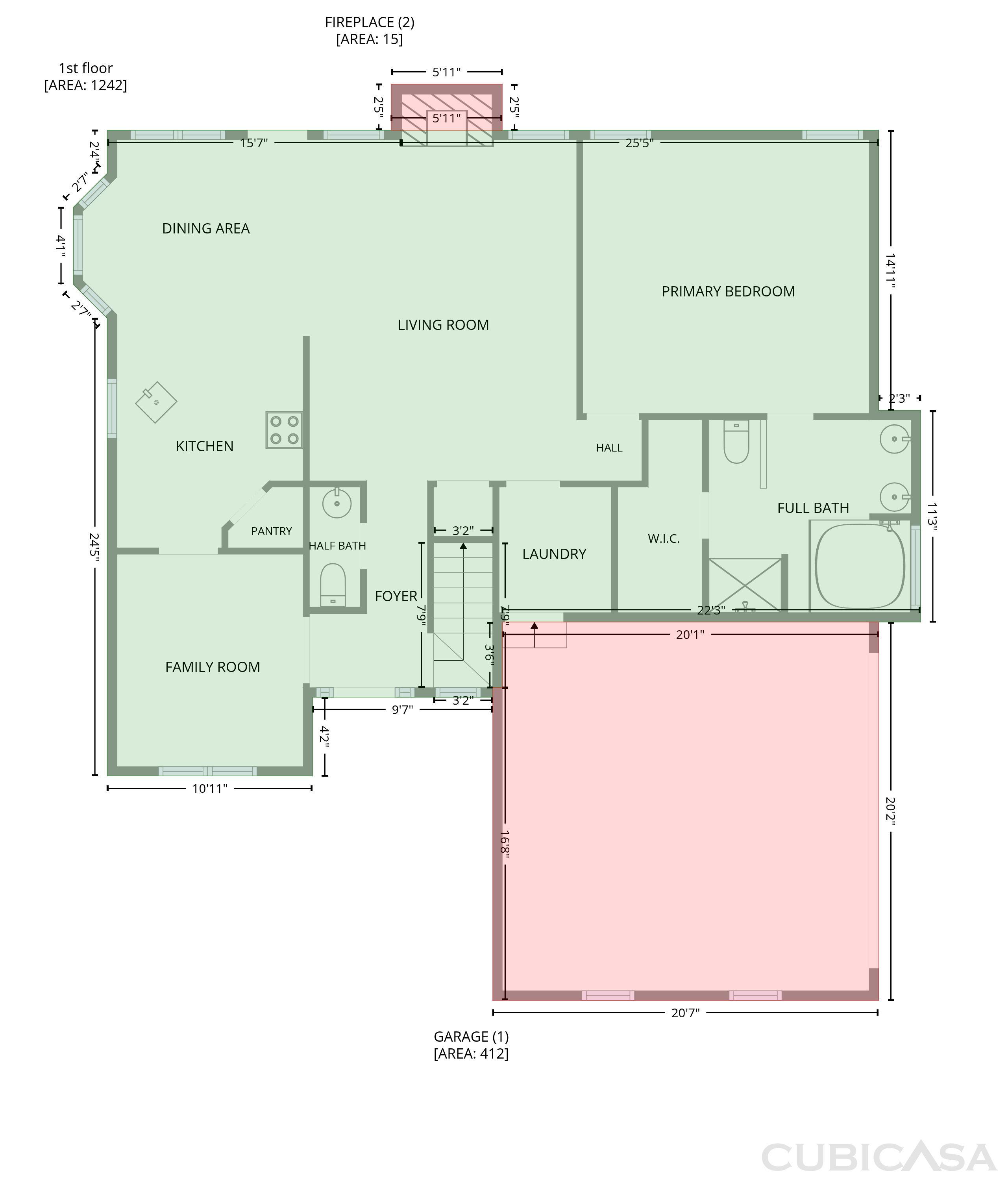 Main Floor of 104 Kings Ct, Garner, NC