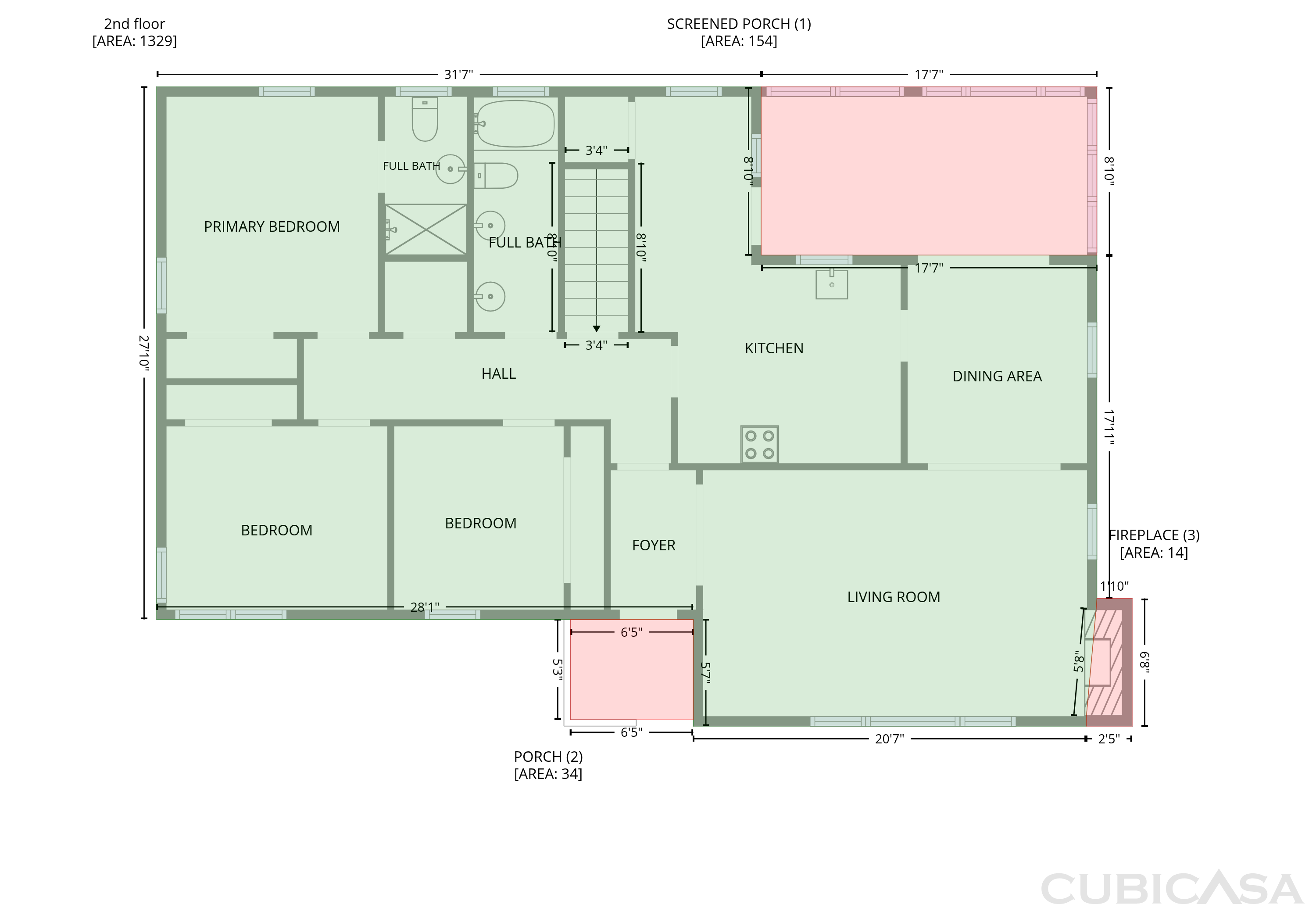 Second Floor of 28 Highland St, Weaverville, NC