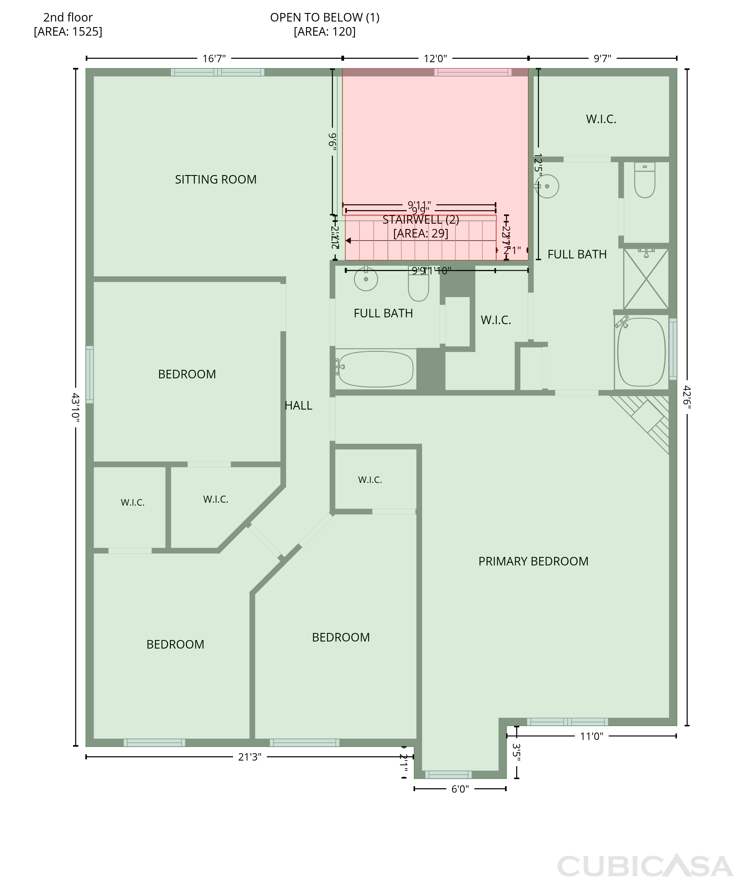 Second Floor of 8351 Exton Rd, Indianapolis, IN