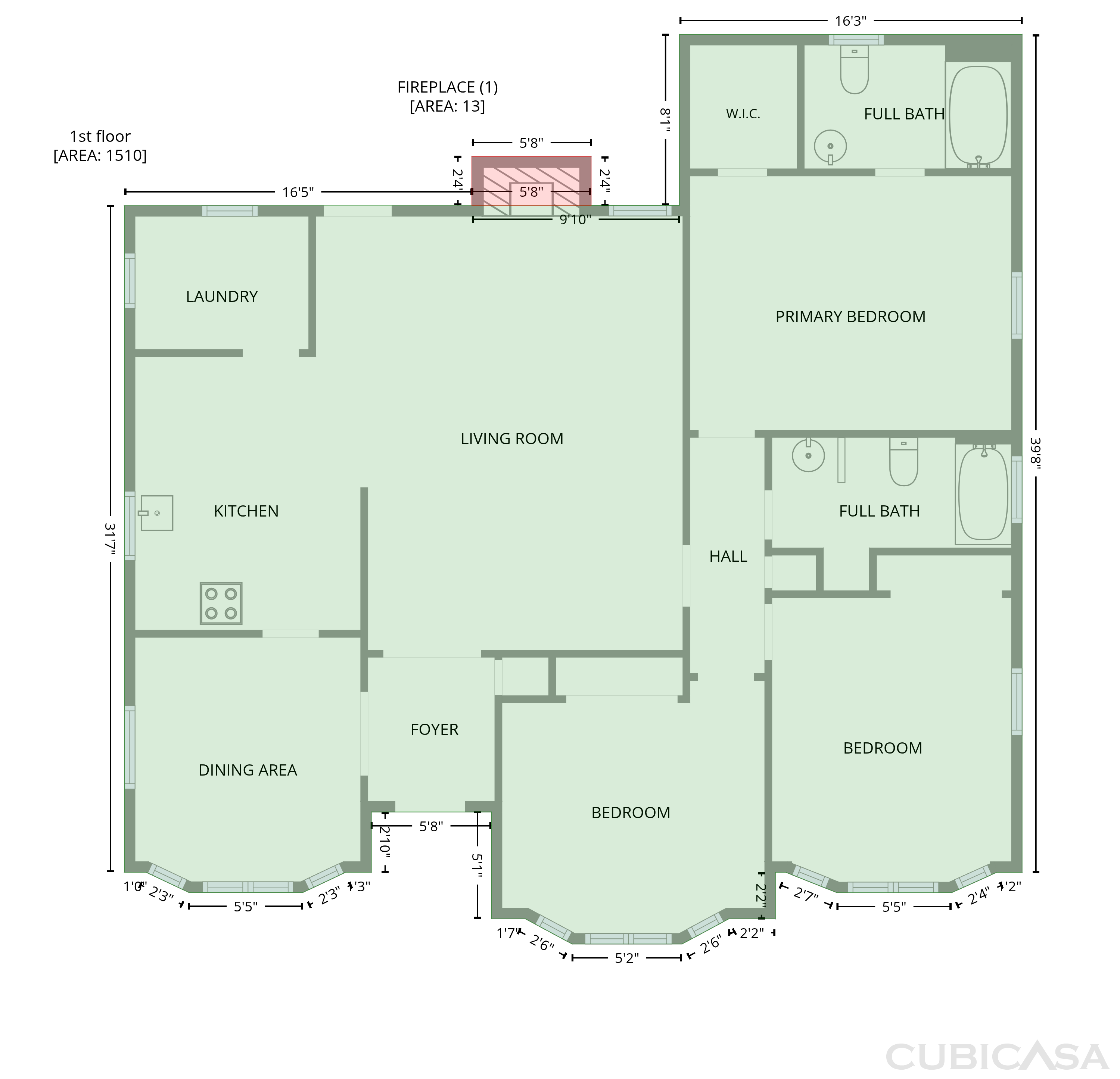 Main Floor of 100 Payne Ct, Rocky Mount, NC