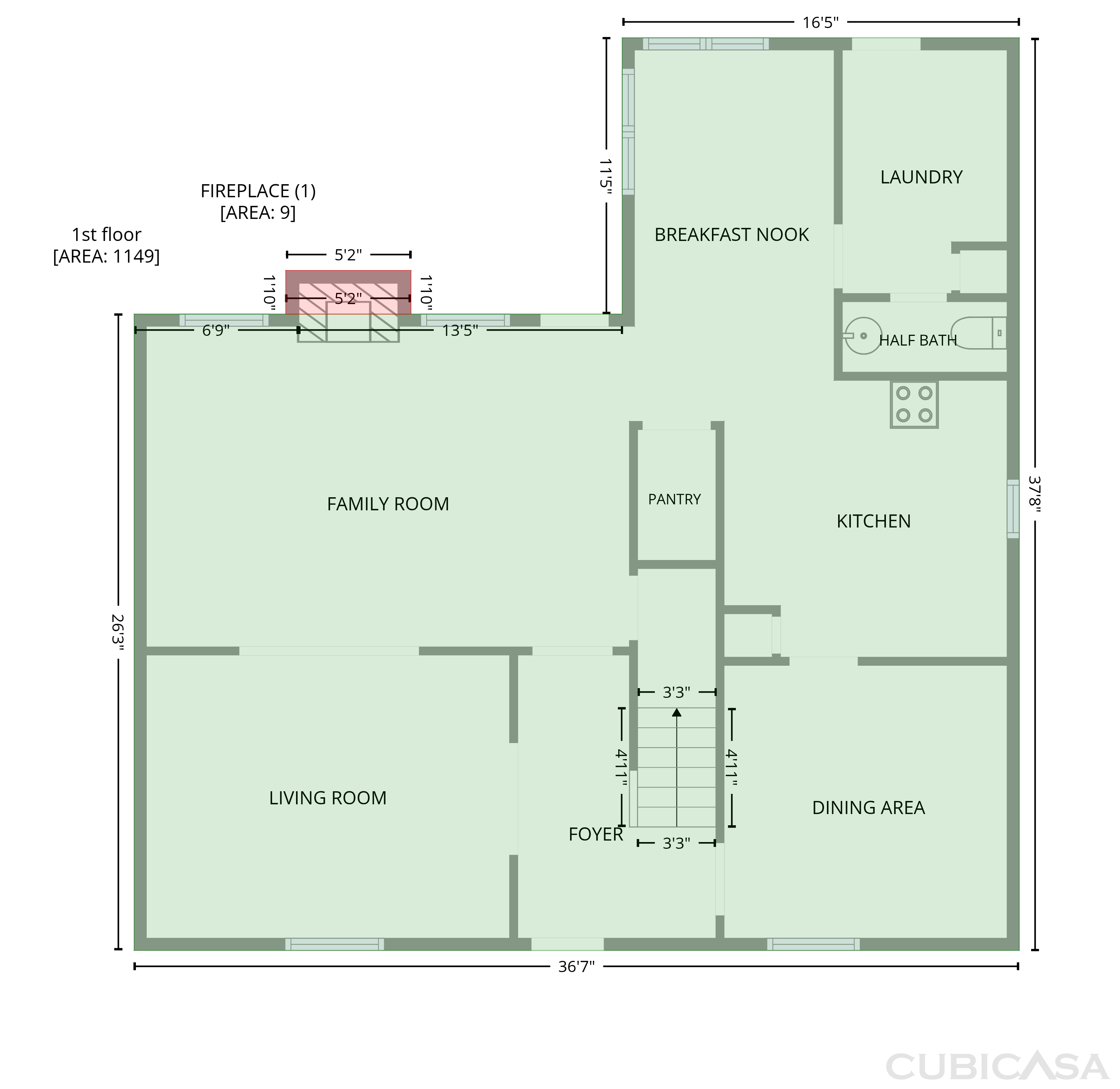 Main Floor of 16121 Lakeview Dr, Jersey Village, TX