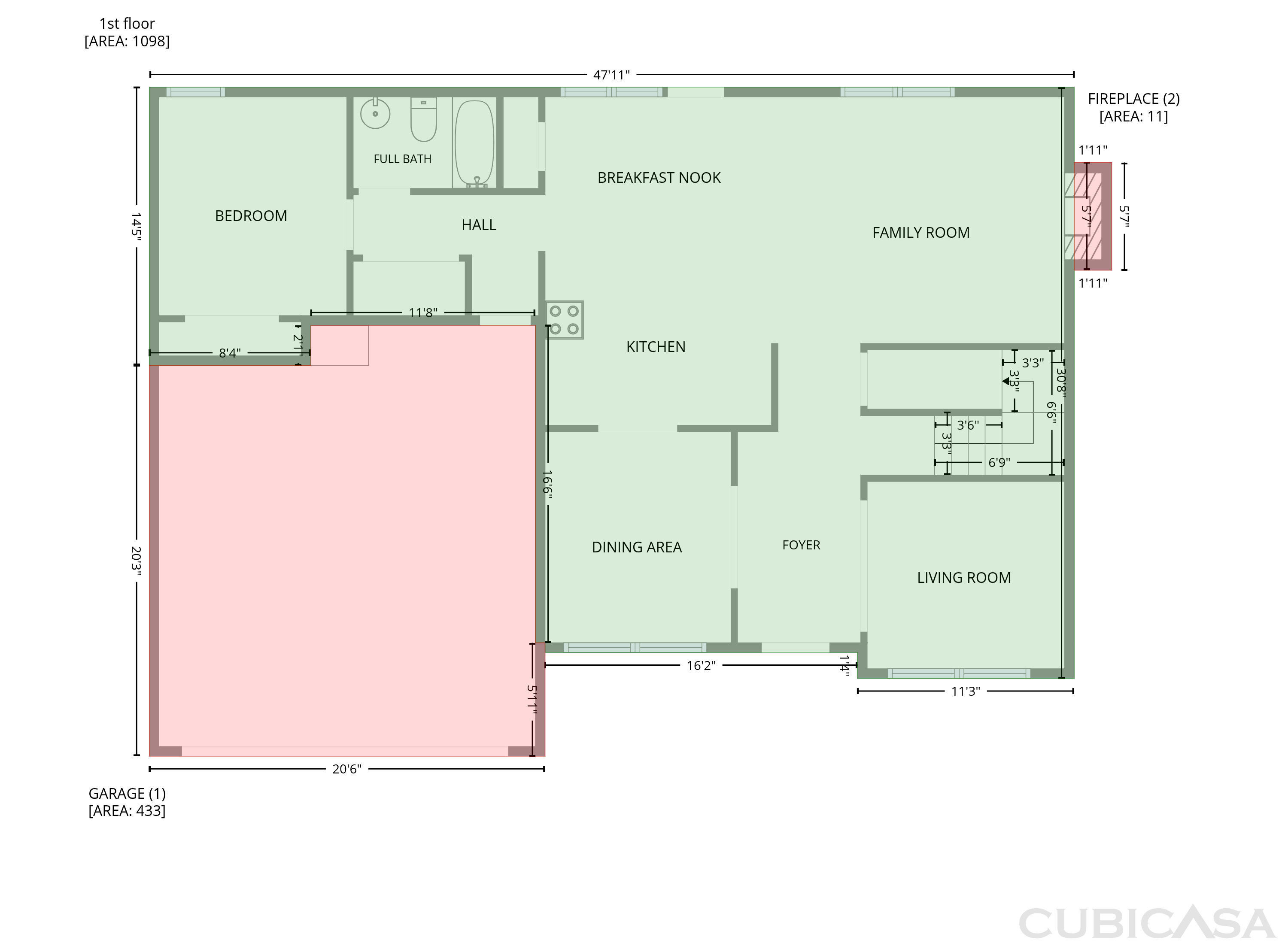 Main Floor of 210 Glenview Trl, Griffin, GA