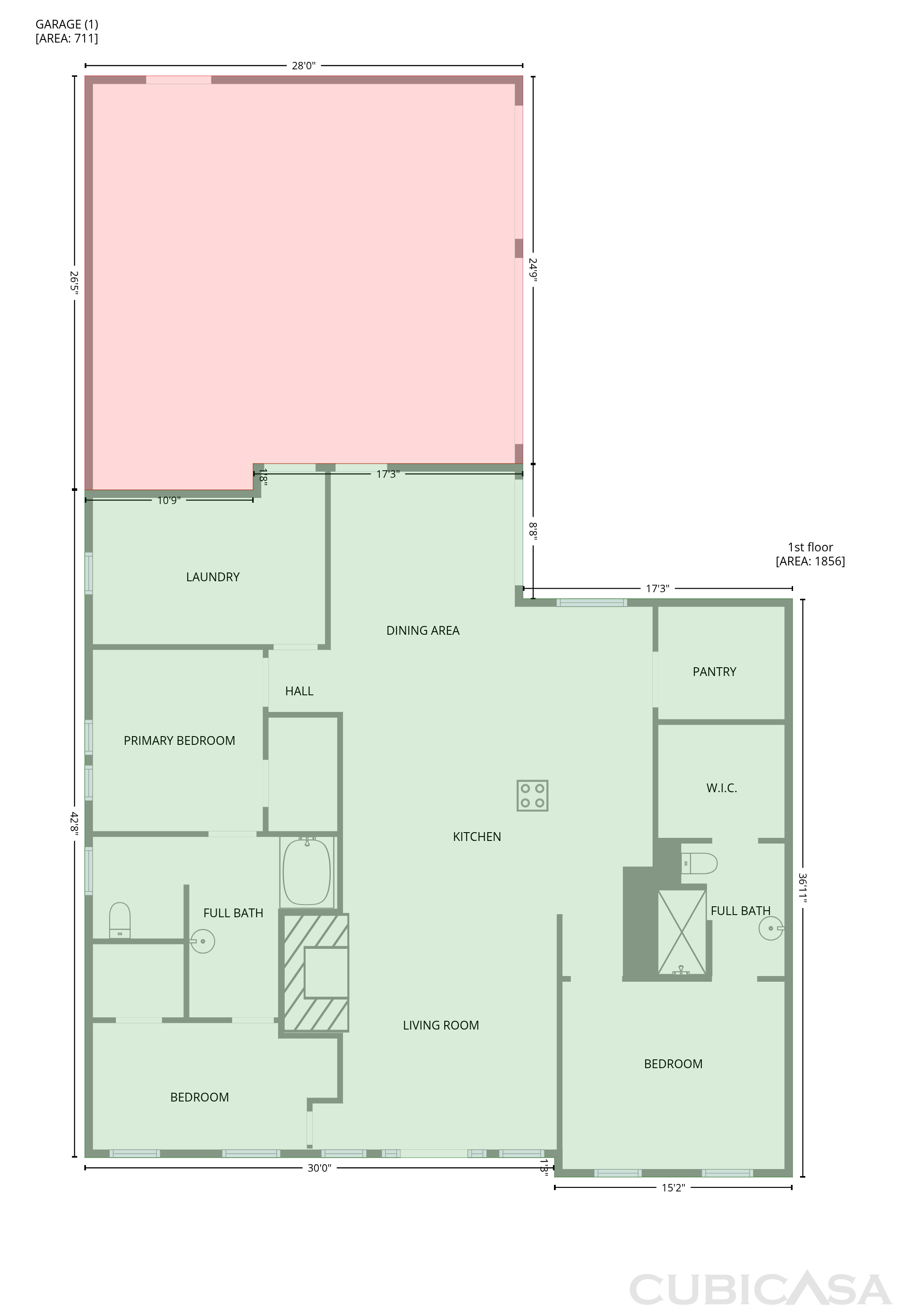 Main Floor of 302 Bascom Rd, Whitehouse, TX