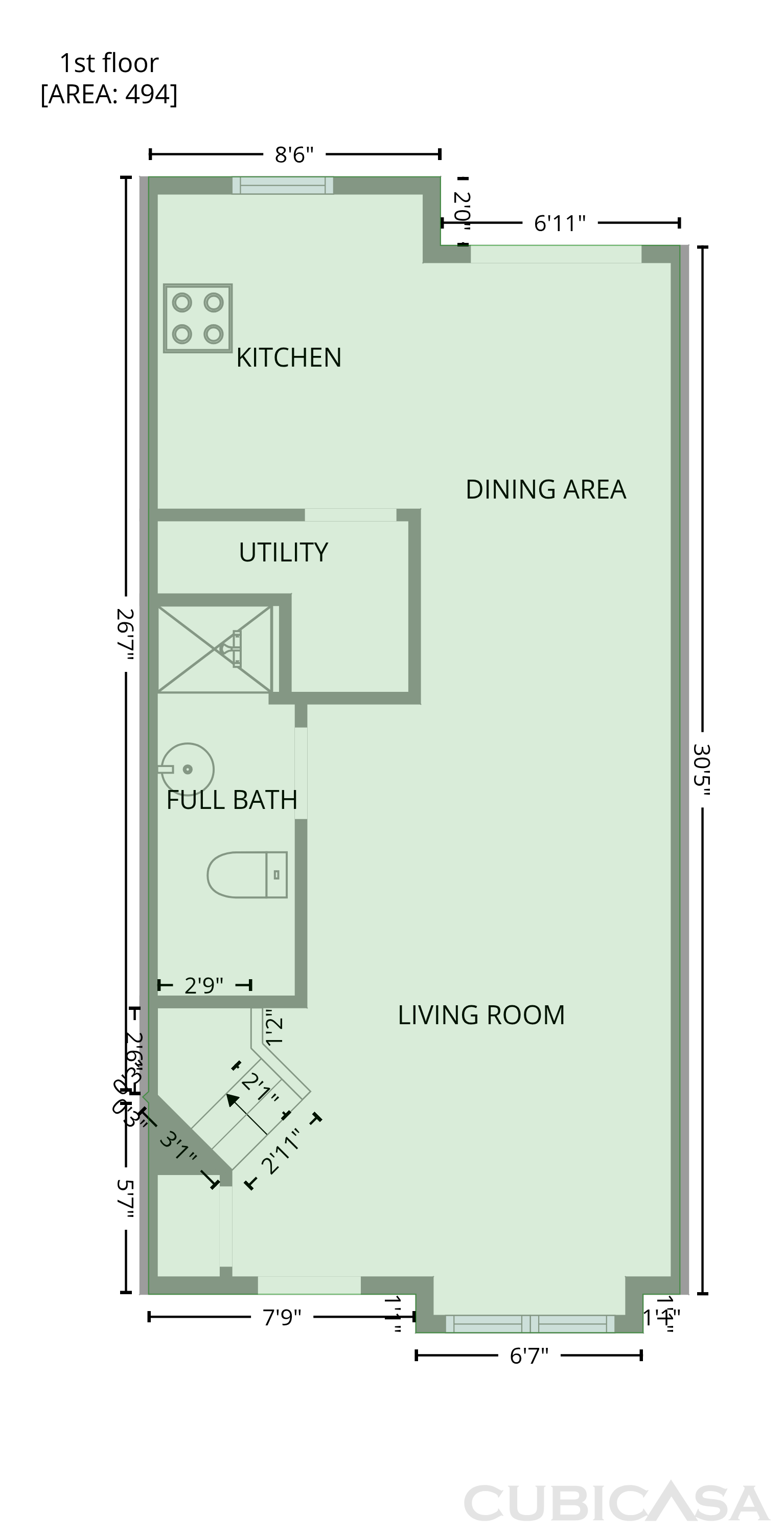 Main Floor of 6086 Cougar Ln, Charlotte, NC