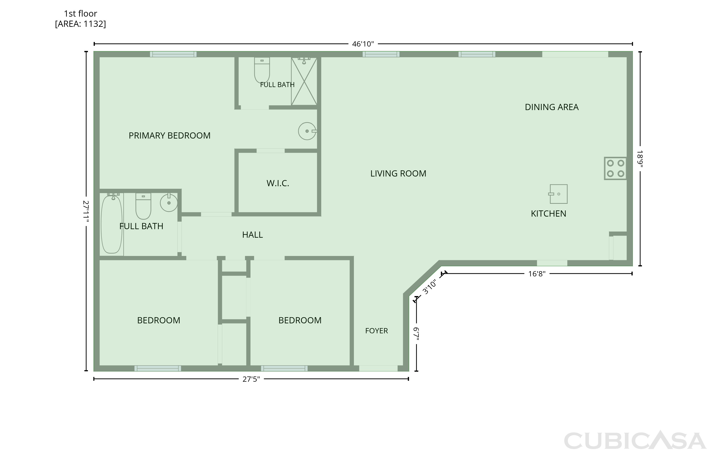 Main Floor of 1061 Hunt St NW, Palm Bay, FL