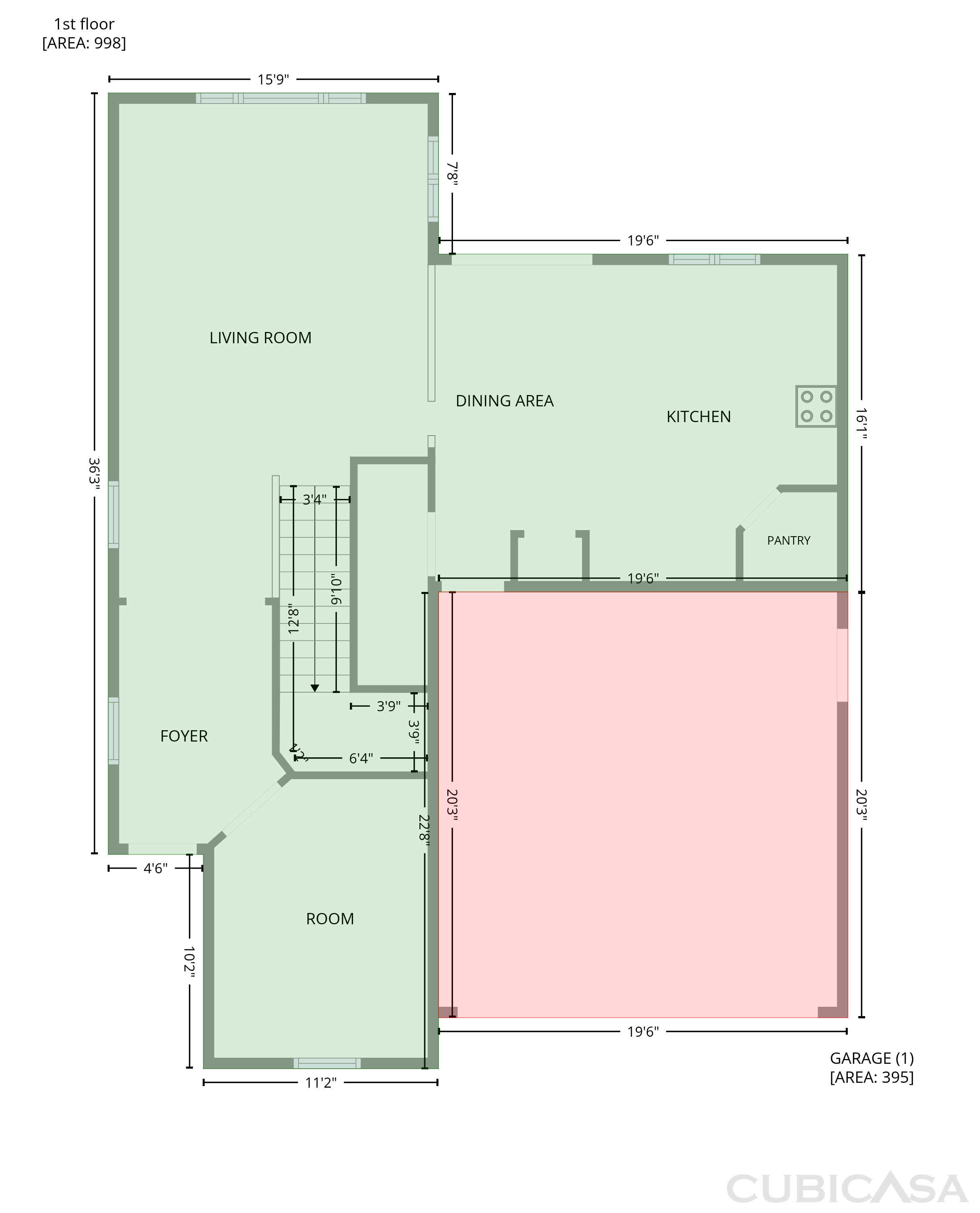 Main Floor of 5417 W Parsons Rd, Phoenix, AZ