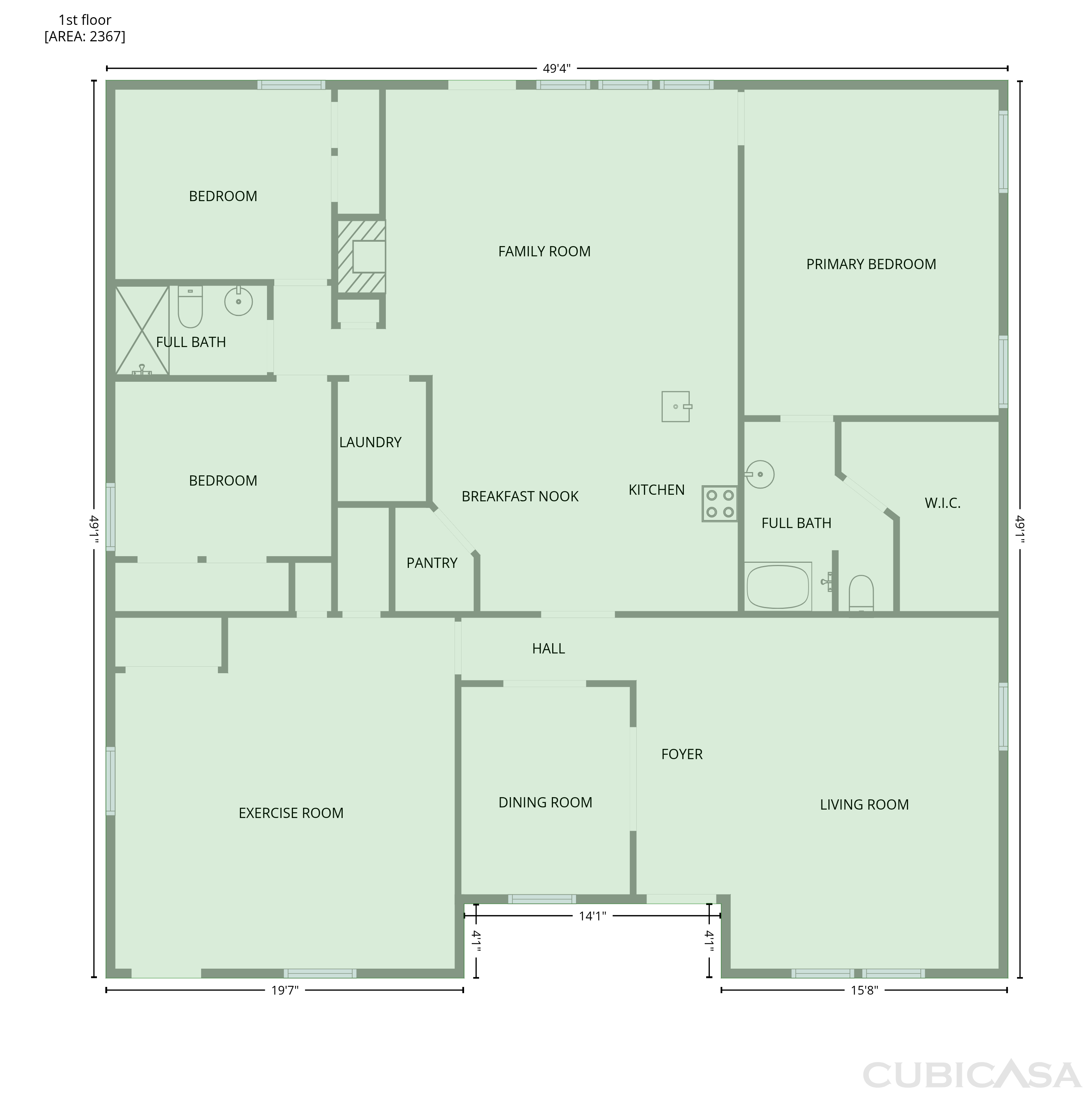 Main Floor of 4700 Maryannes Meadow Dr, Fort Worth, TX