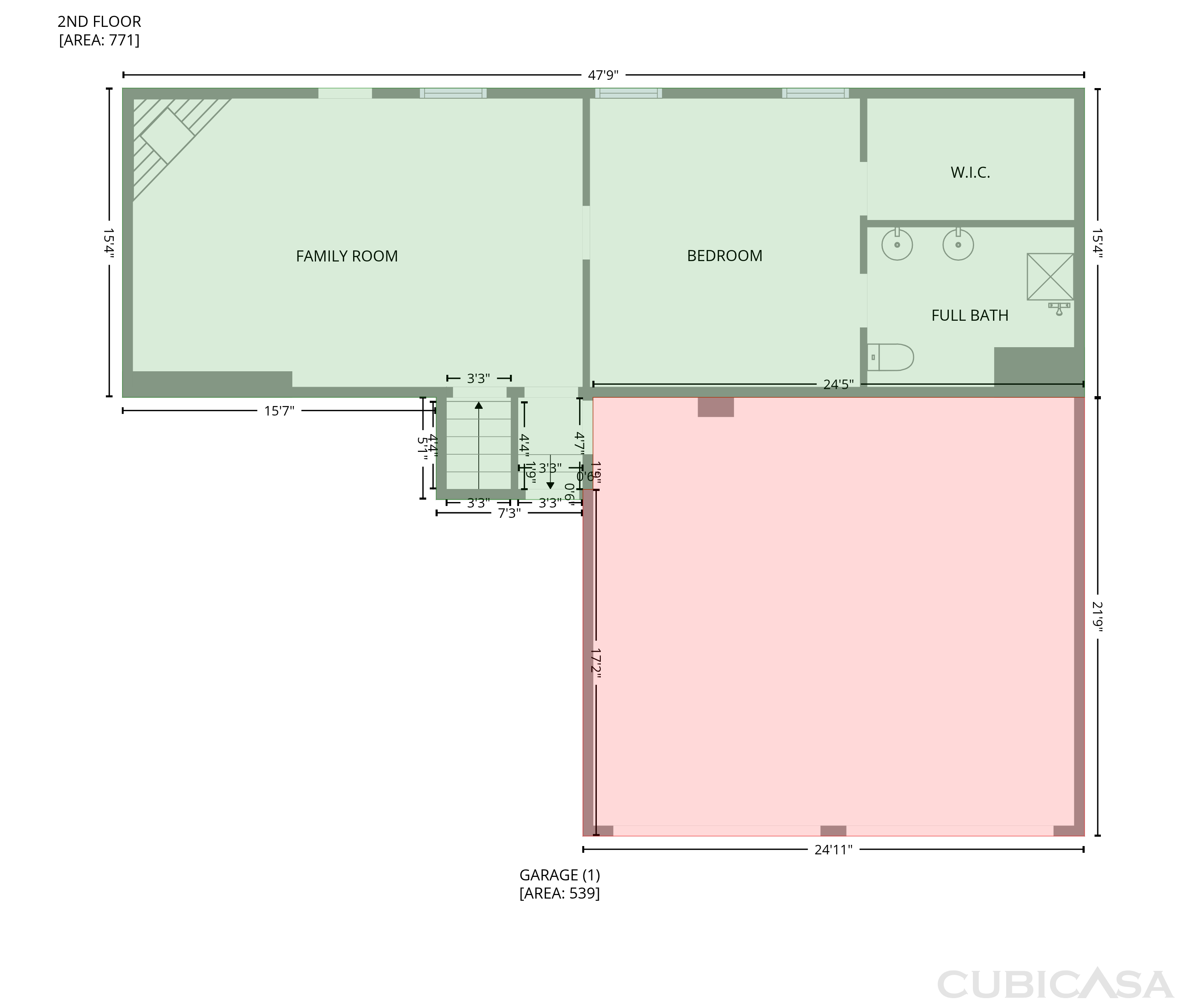 Second Floor of 1105 Fox Run Trl, Platte City, MO