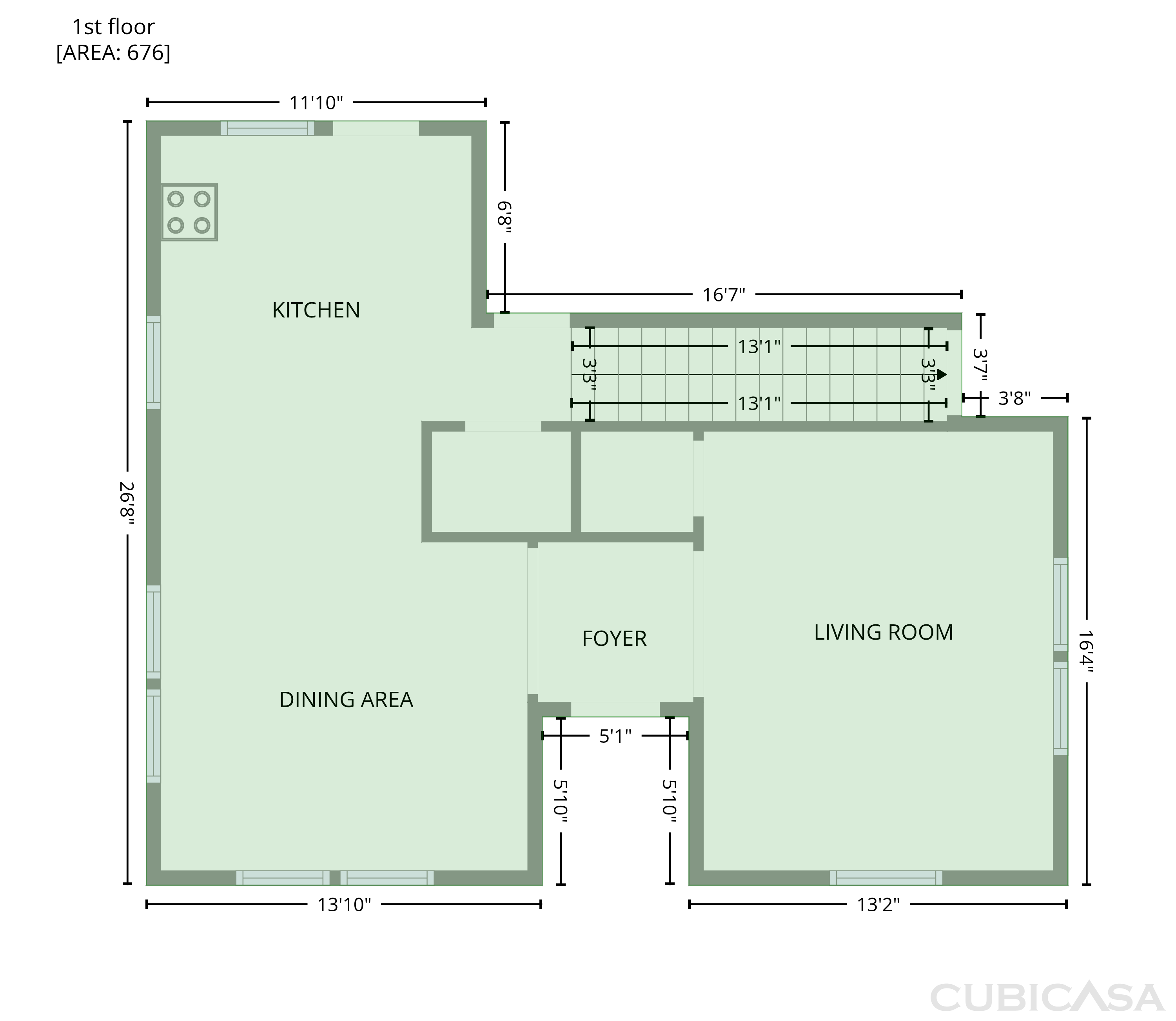 Main Floor of 10801 Portico Cir, Rancho Cordova, CA