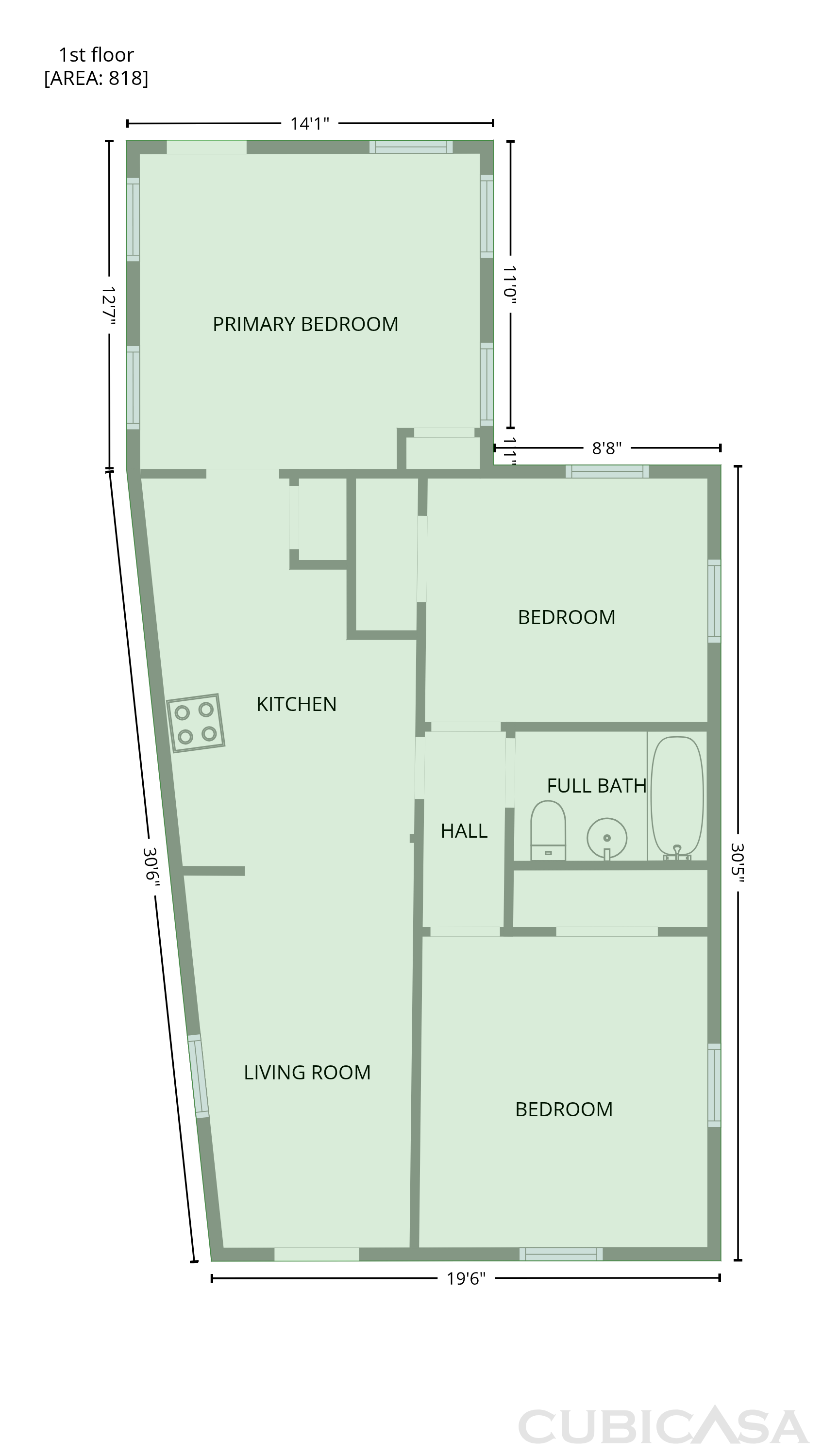 Main Floor of 8103 N 18th St, Tampa, FL