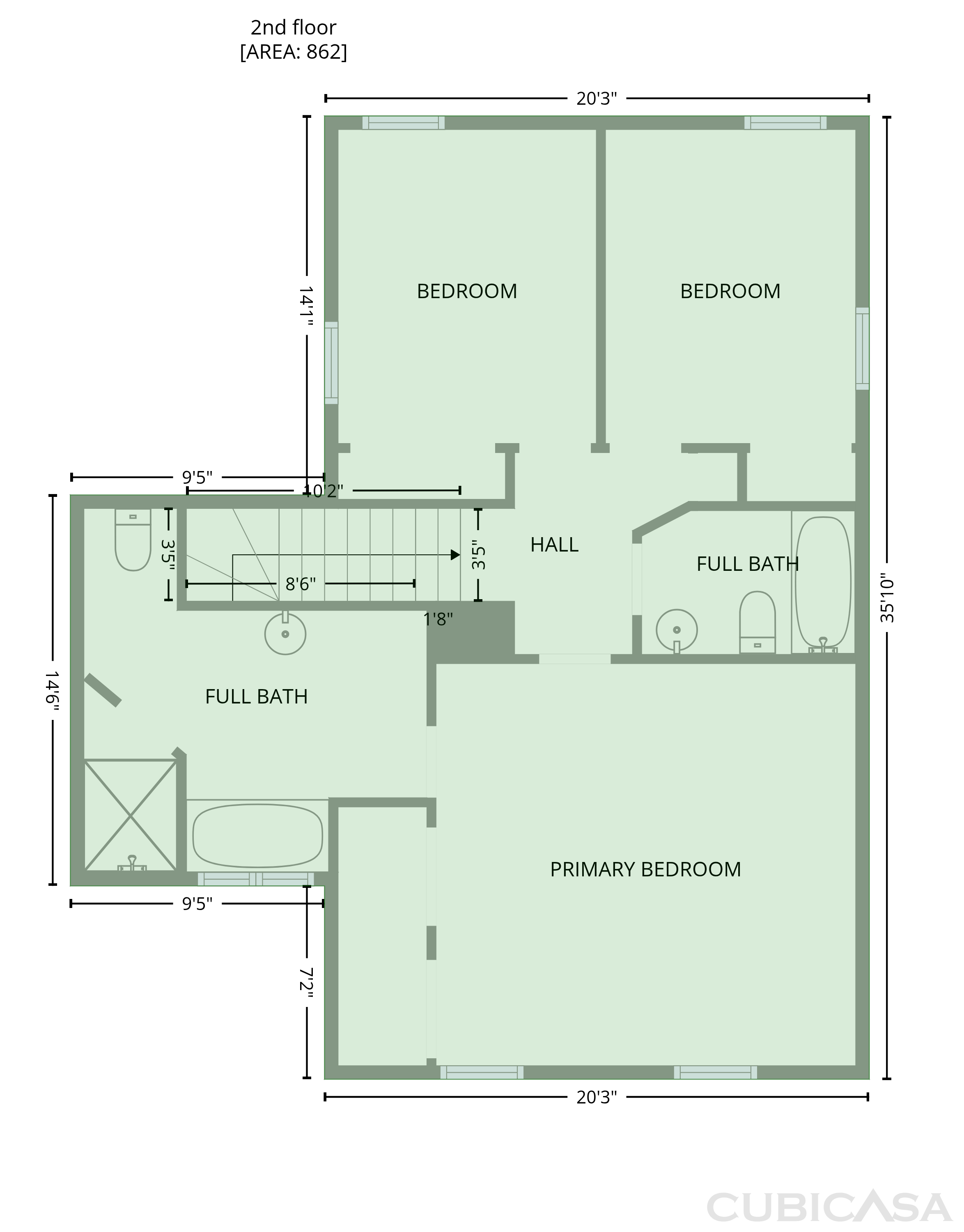 Third Floor of 212 Conrad Cir, Columbia, SC