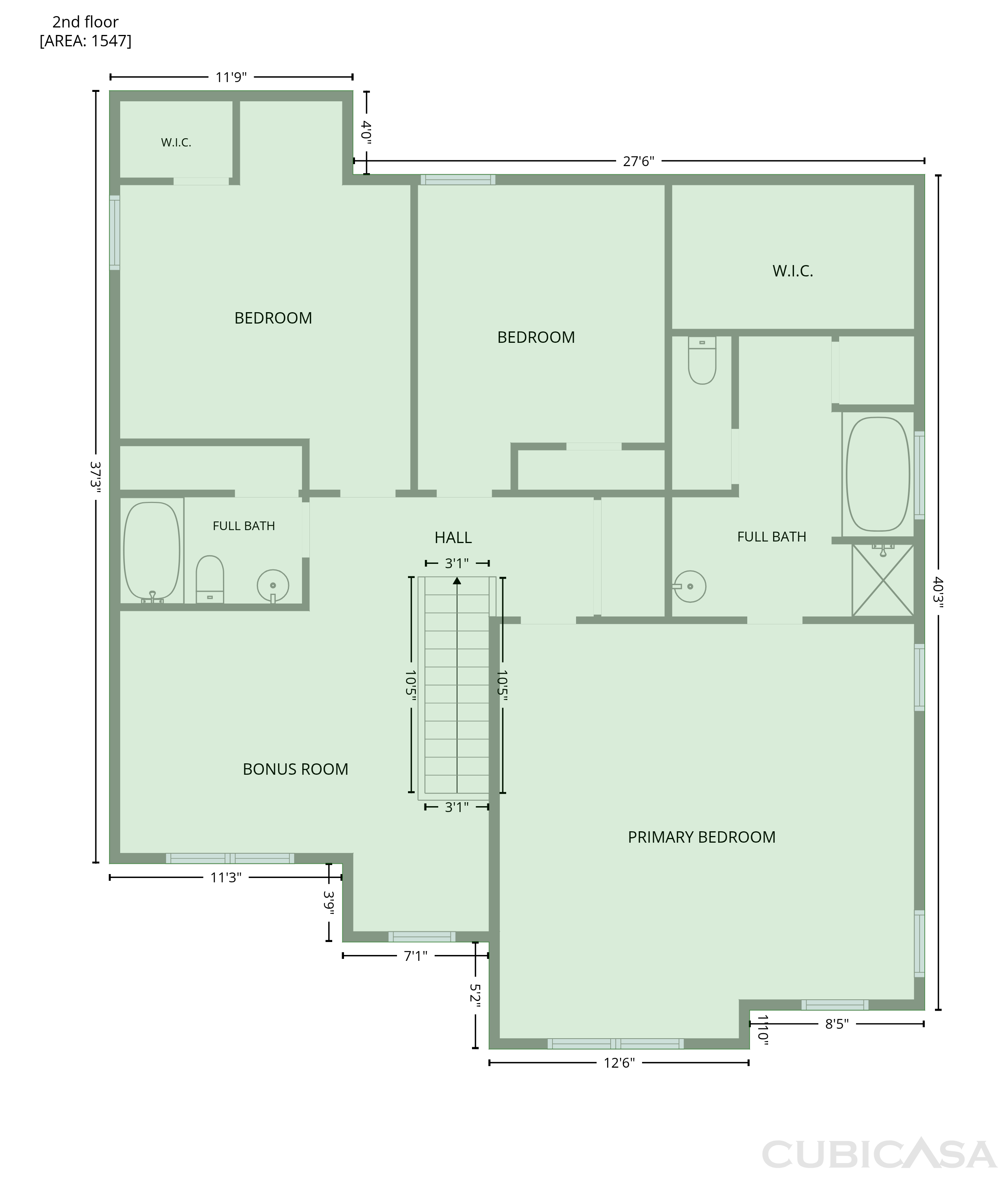 Second Floor of 2471 Quincy Loop, Fairburn, GA