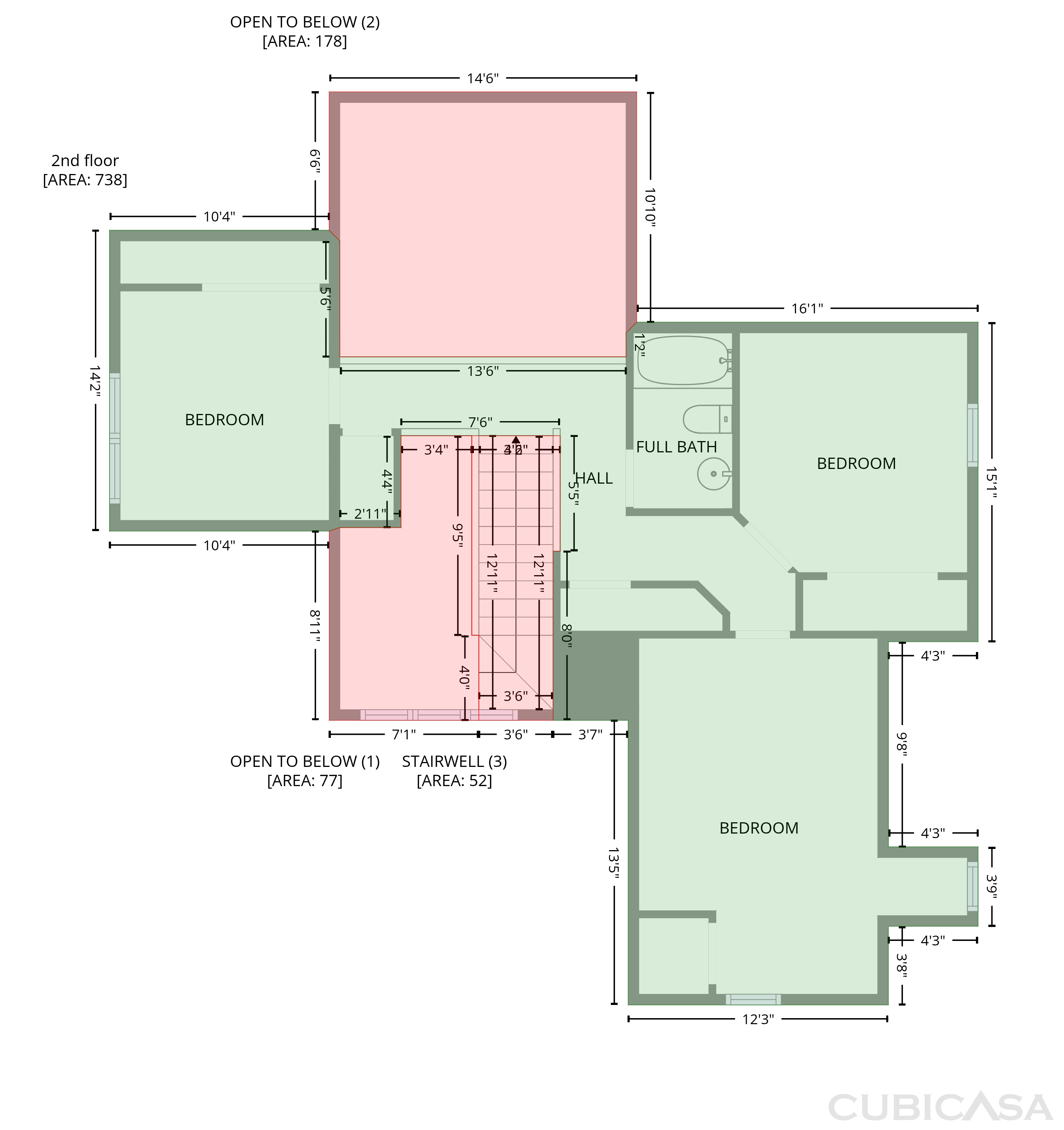 Second Floor of 34 Cass Station Dr NW, Cartersville, GA