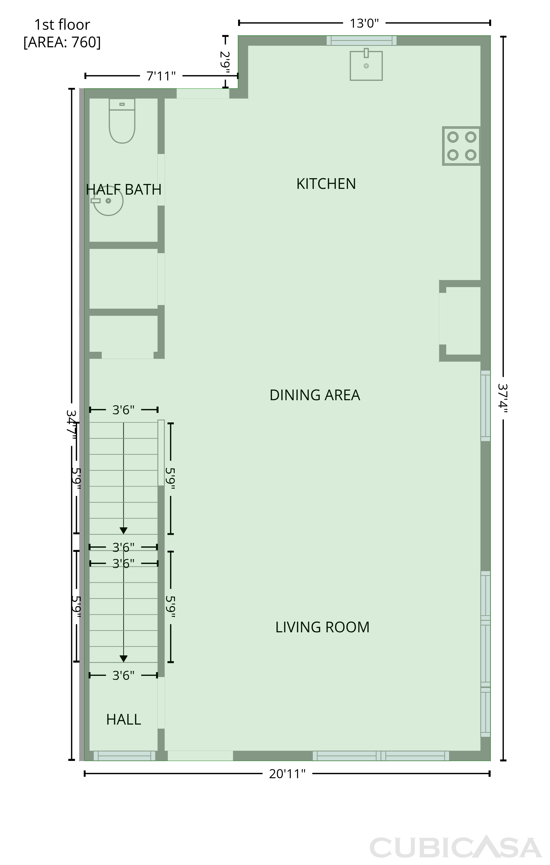 Second Floor of 727 N Illinois St, Indianapolis, IN