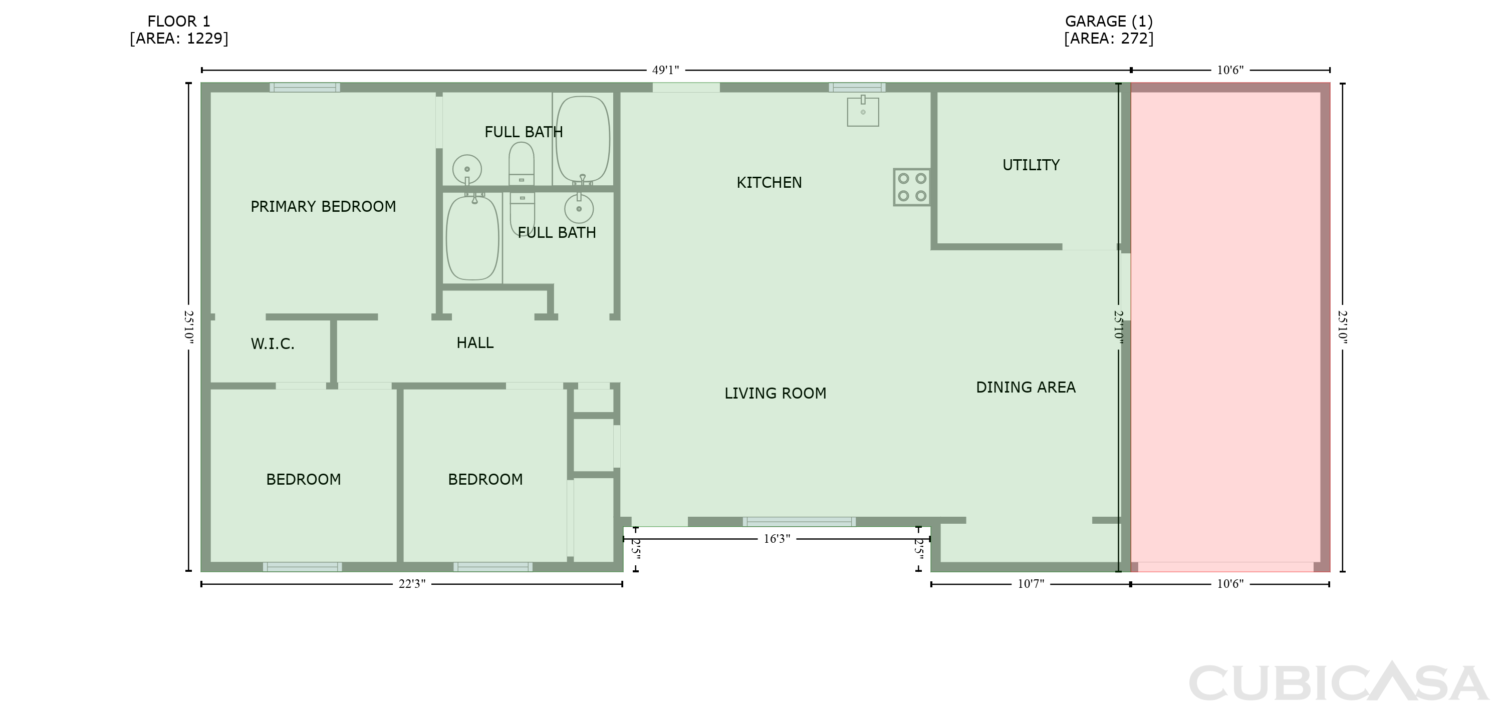 Main Floor of 2772 Commanche Ave, Orange Park, FL