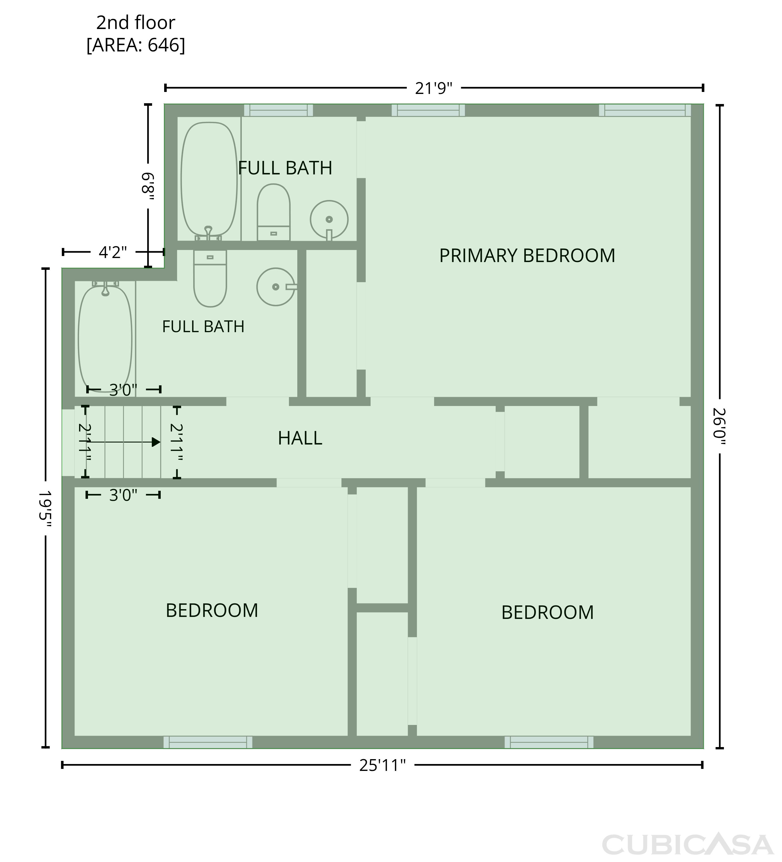 Third Floor of 2984 Fetlock Dr SW, Marietta, GA