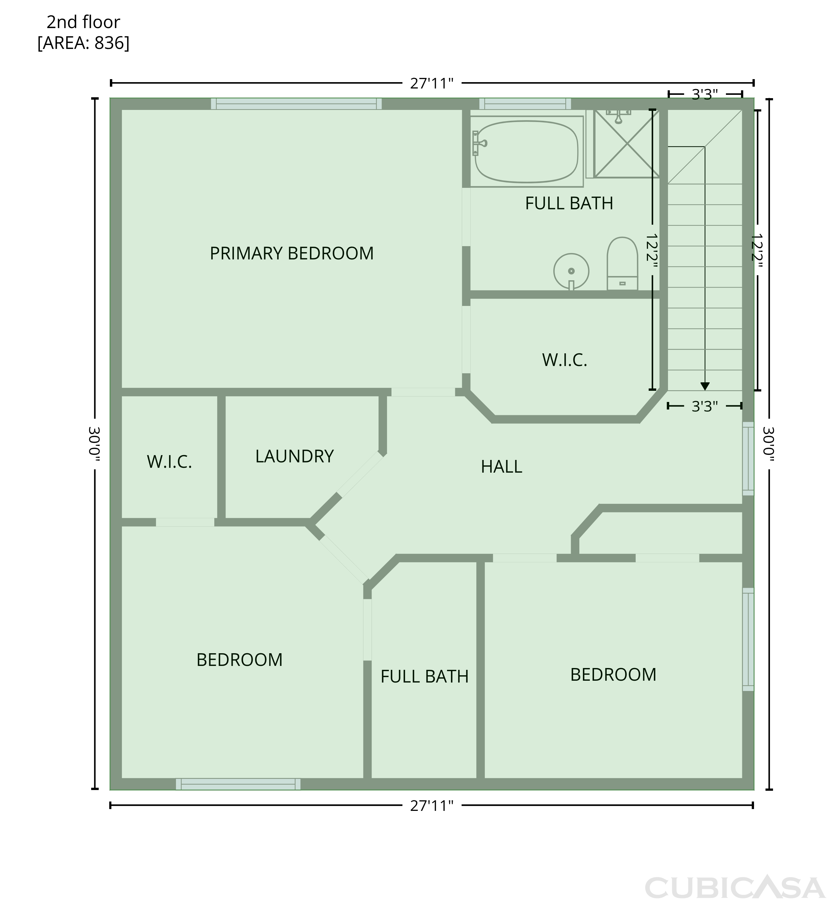 Second Floor of 10648 Secret Garden Ln, Charlotte, NC