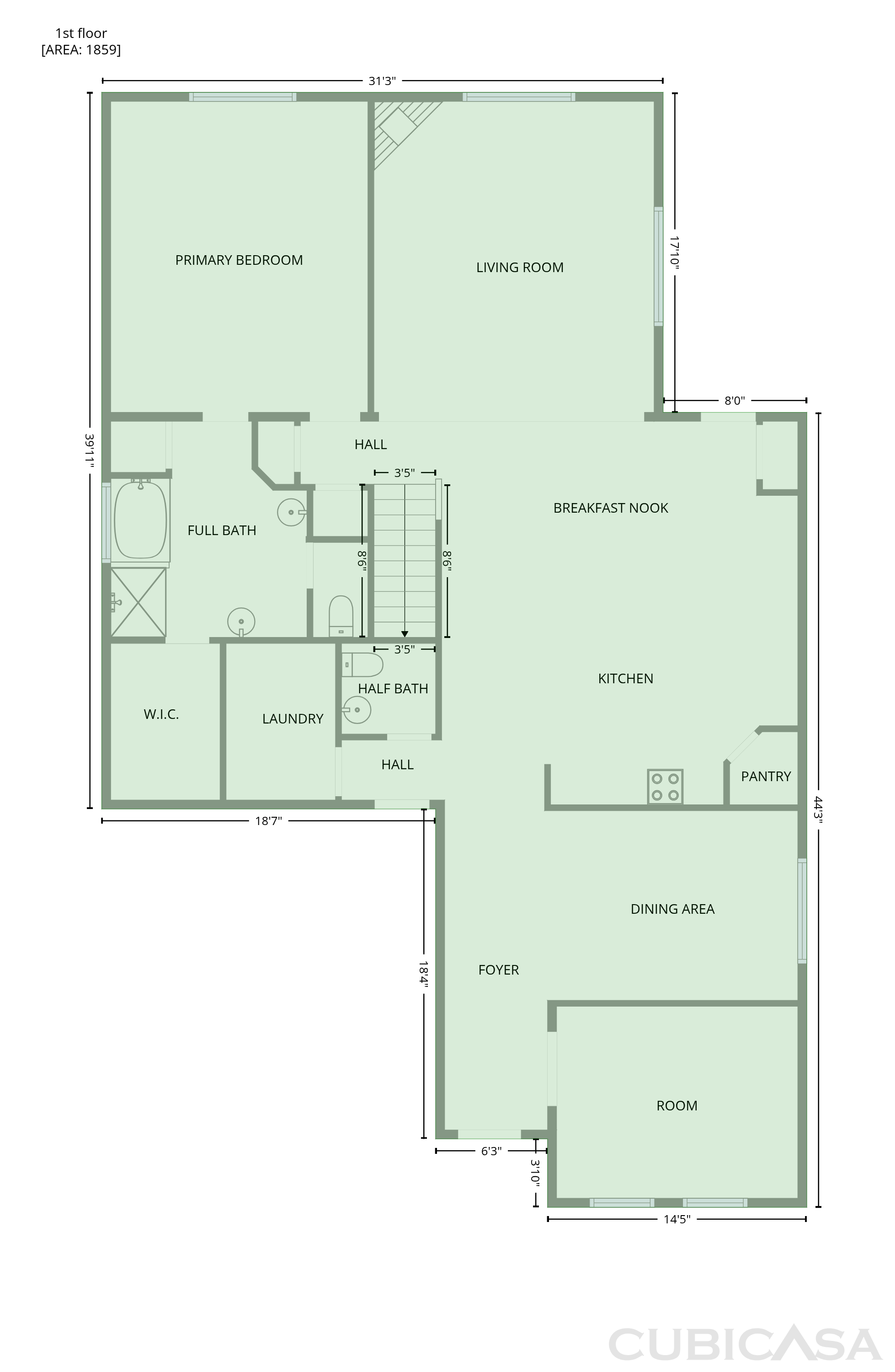Main Floor of 19438 Otter Trail Ct, Katy, TX