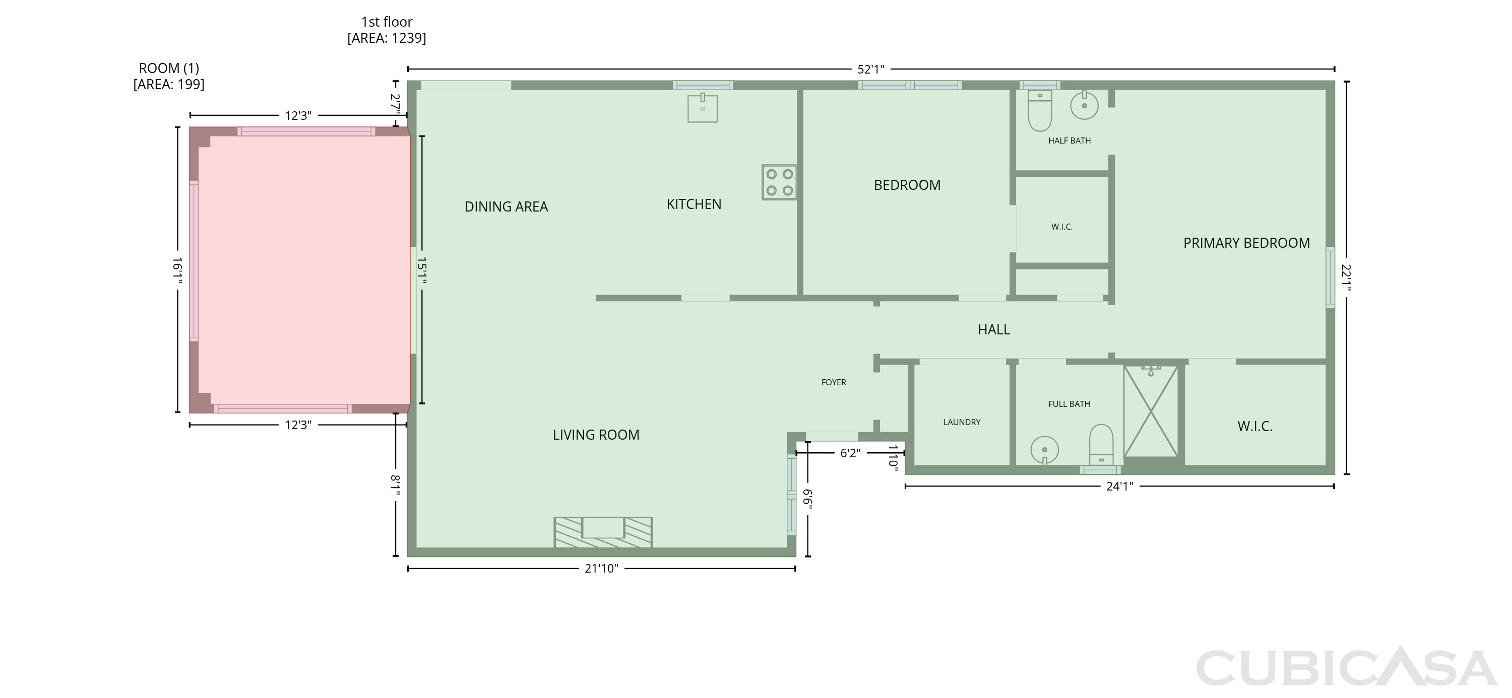 Main Floor of 522 27th Ave N, Texas City, TX