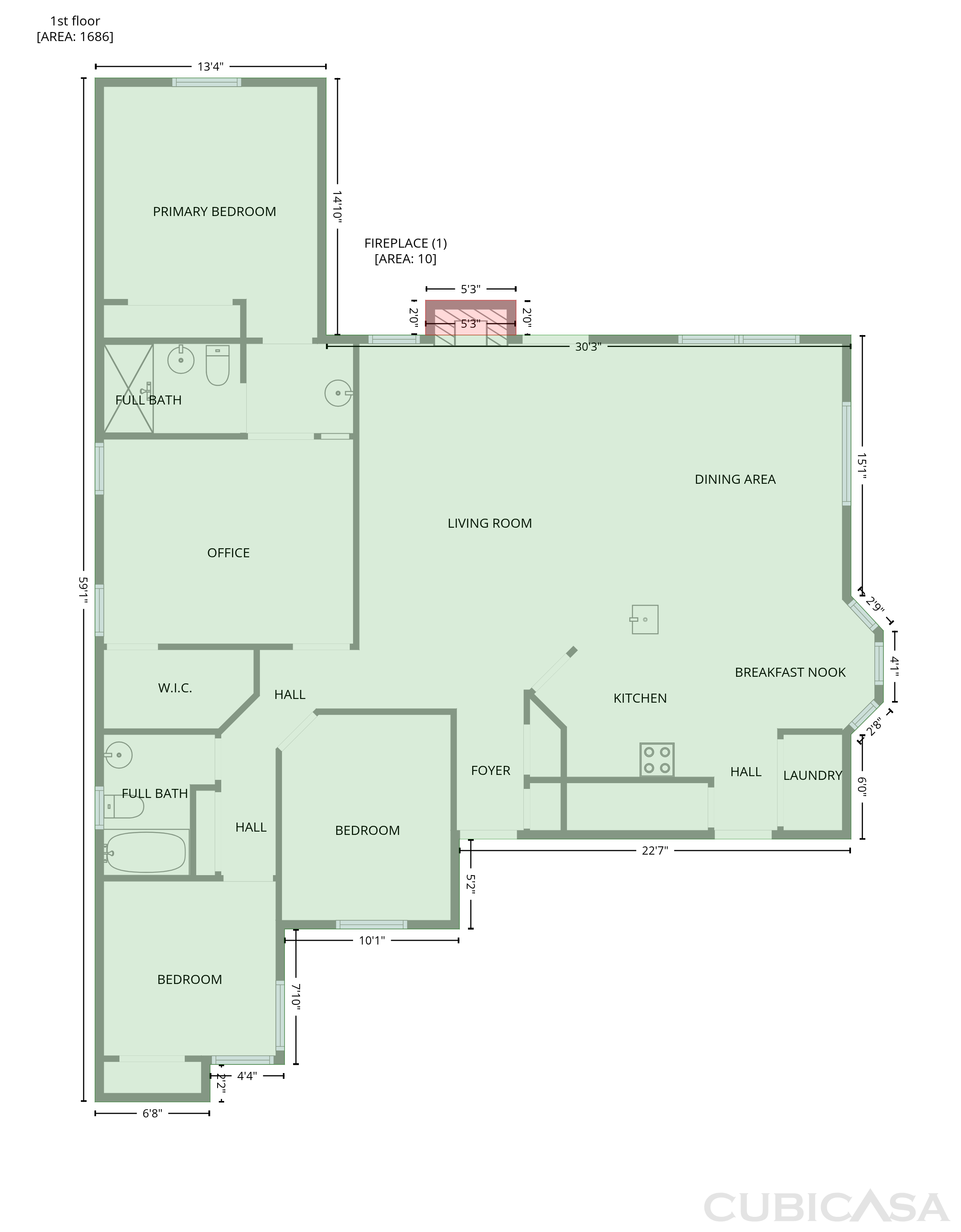 Main Floor of 7737 Pepper Cir E, Jacksonville, FL