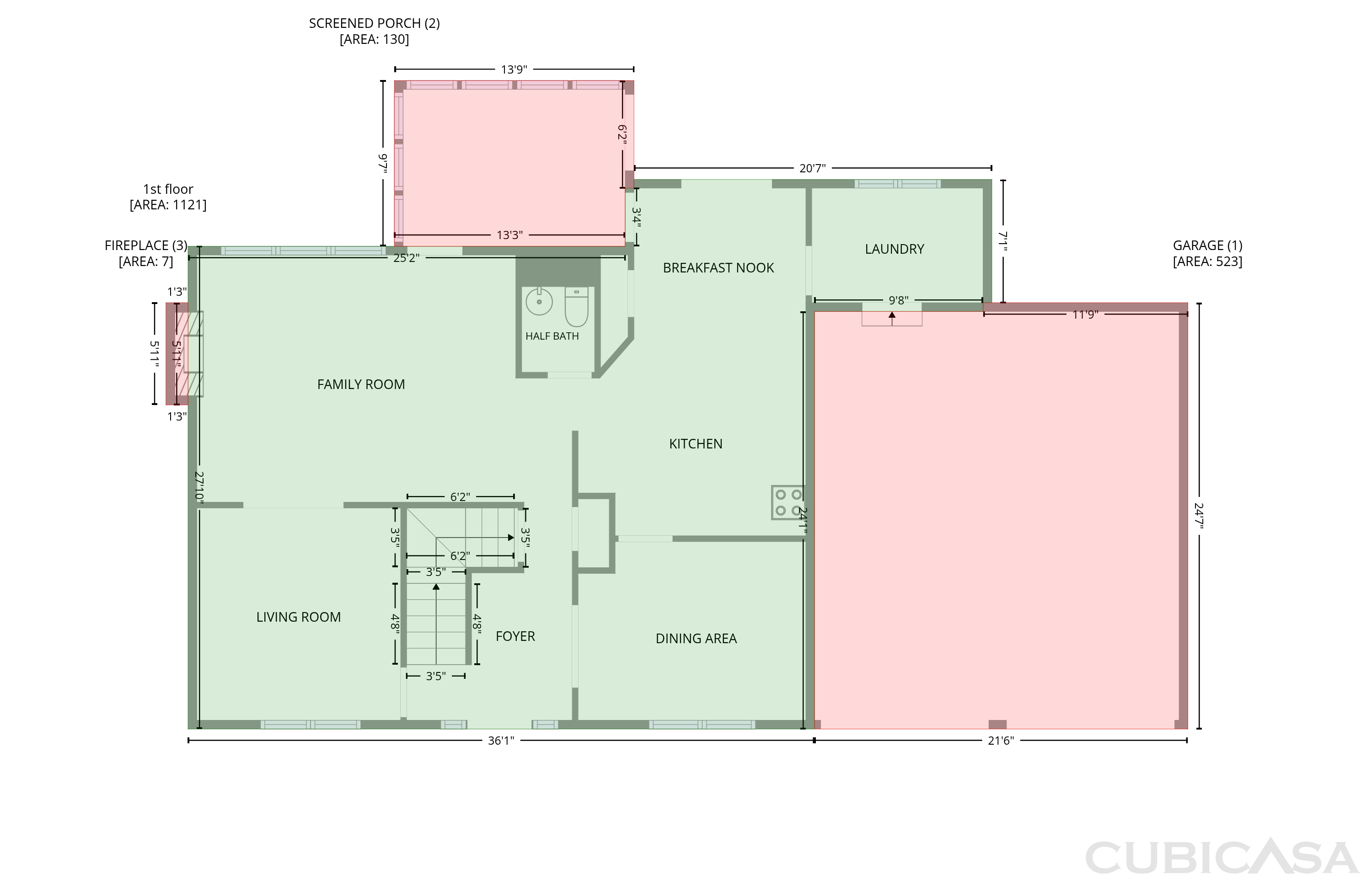 Second Floor of 2696 S Arbor Dr, Marietta, GA