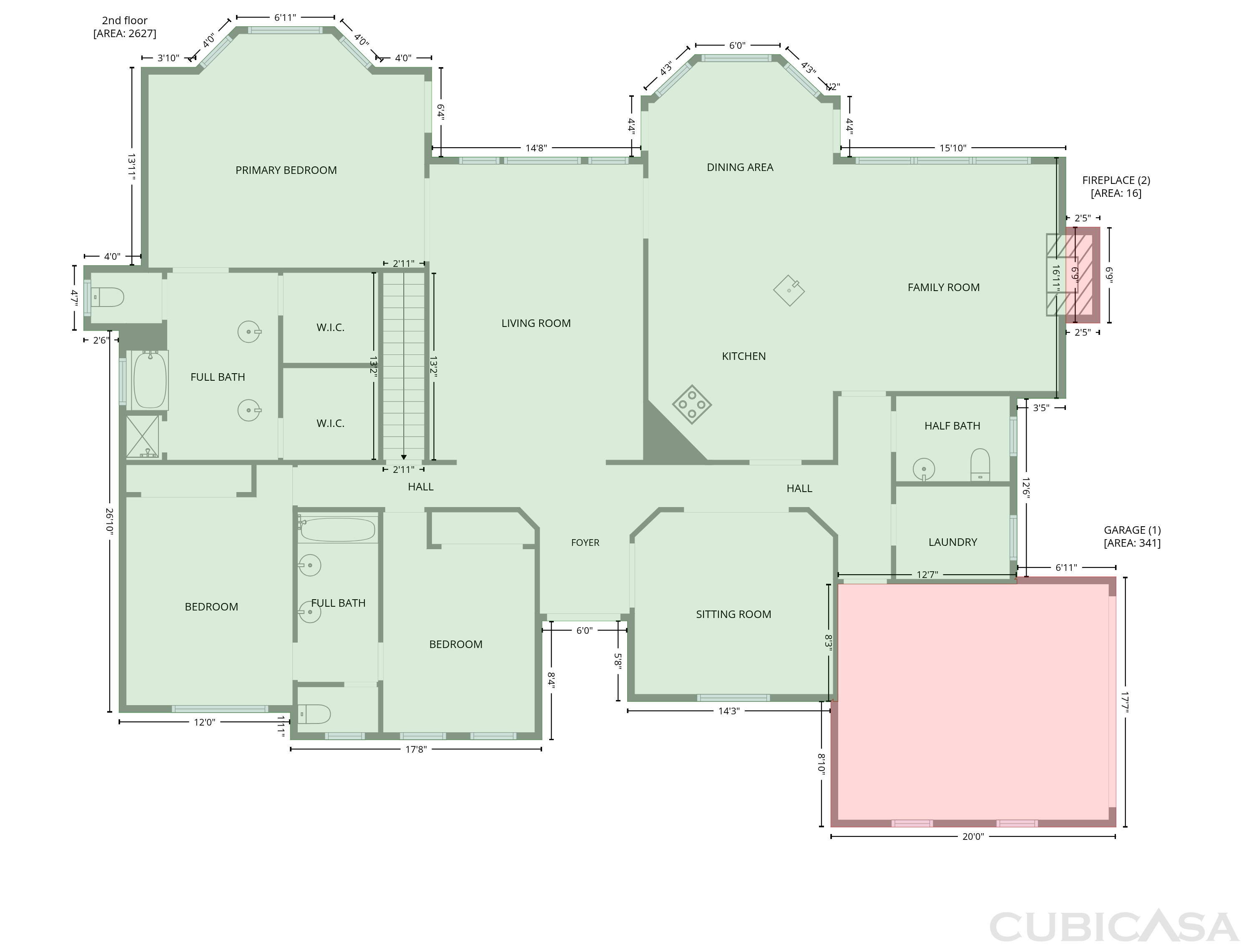 Second Floor of 135 N Clublands Ct, Johns Creek, GA