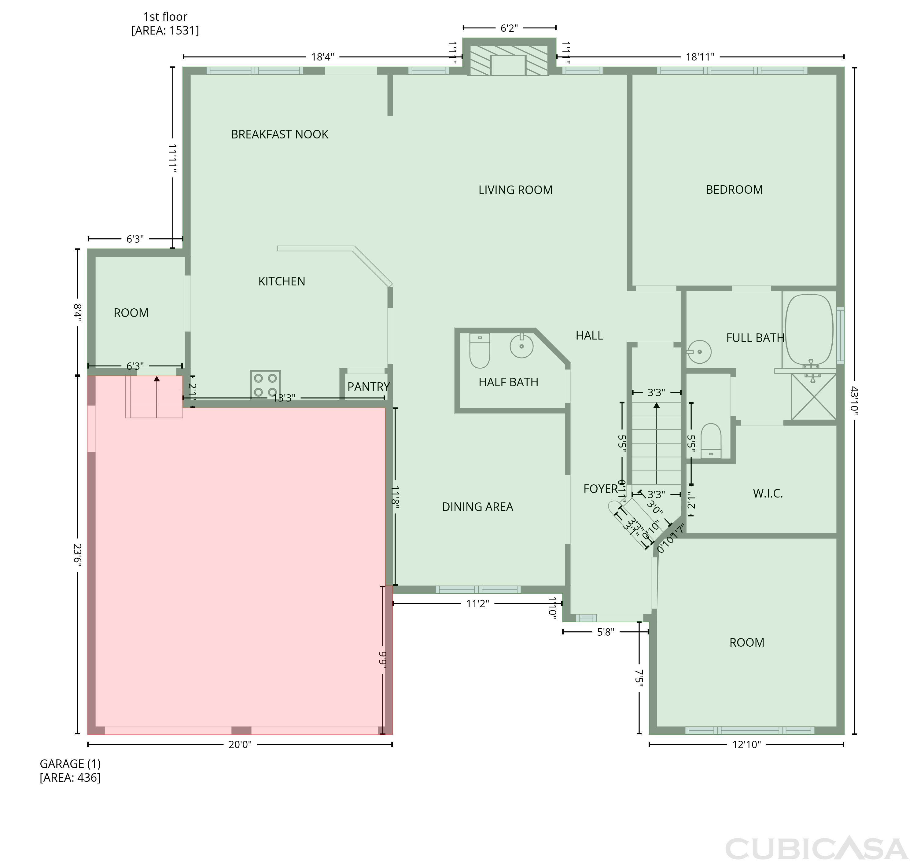 Main Floor of 301 Brickingham Way, Columbia, SC