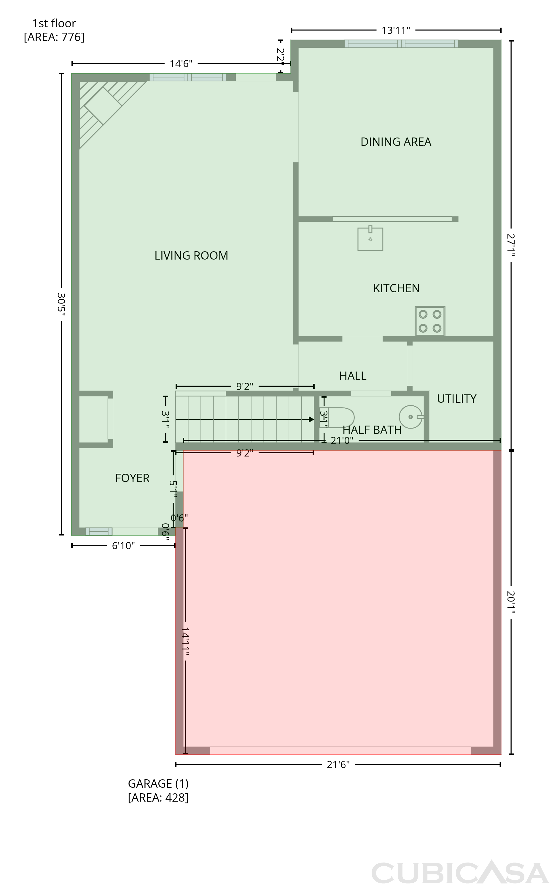 Main Floor of 403 Heath Pl, Smyrna, TN