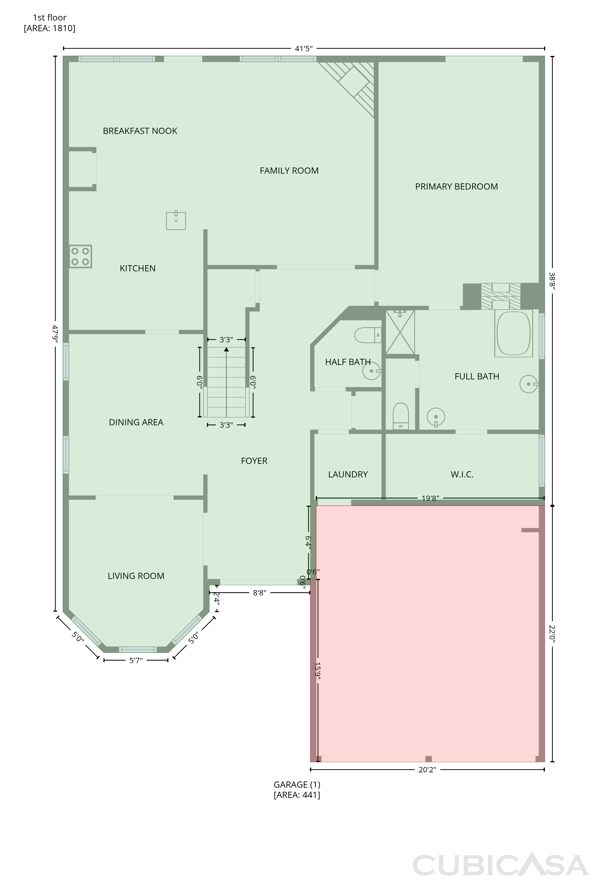 Main Floor of 3054 Montclair Cir SE, Smyrna, GA