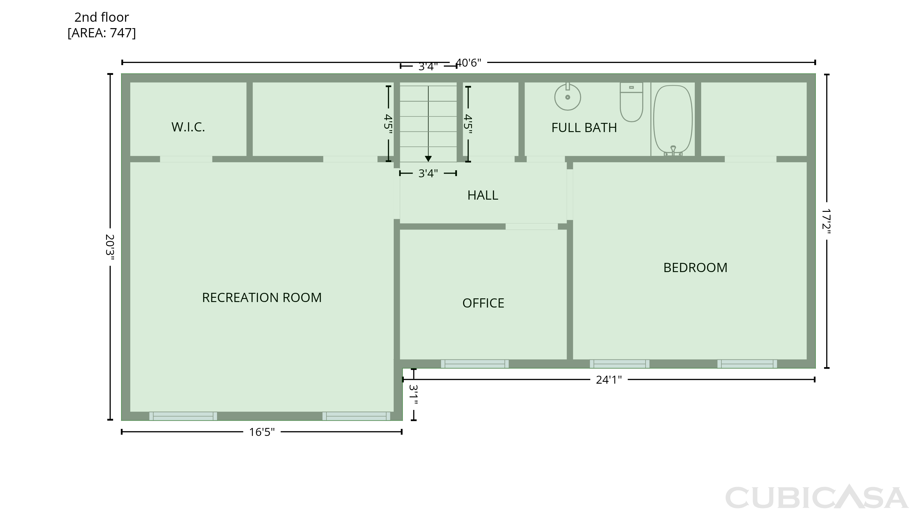 Second Floor of 453 Highlands Ct, Augusta, GA