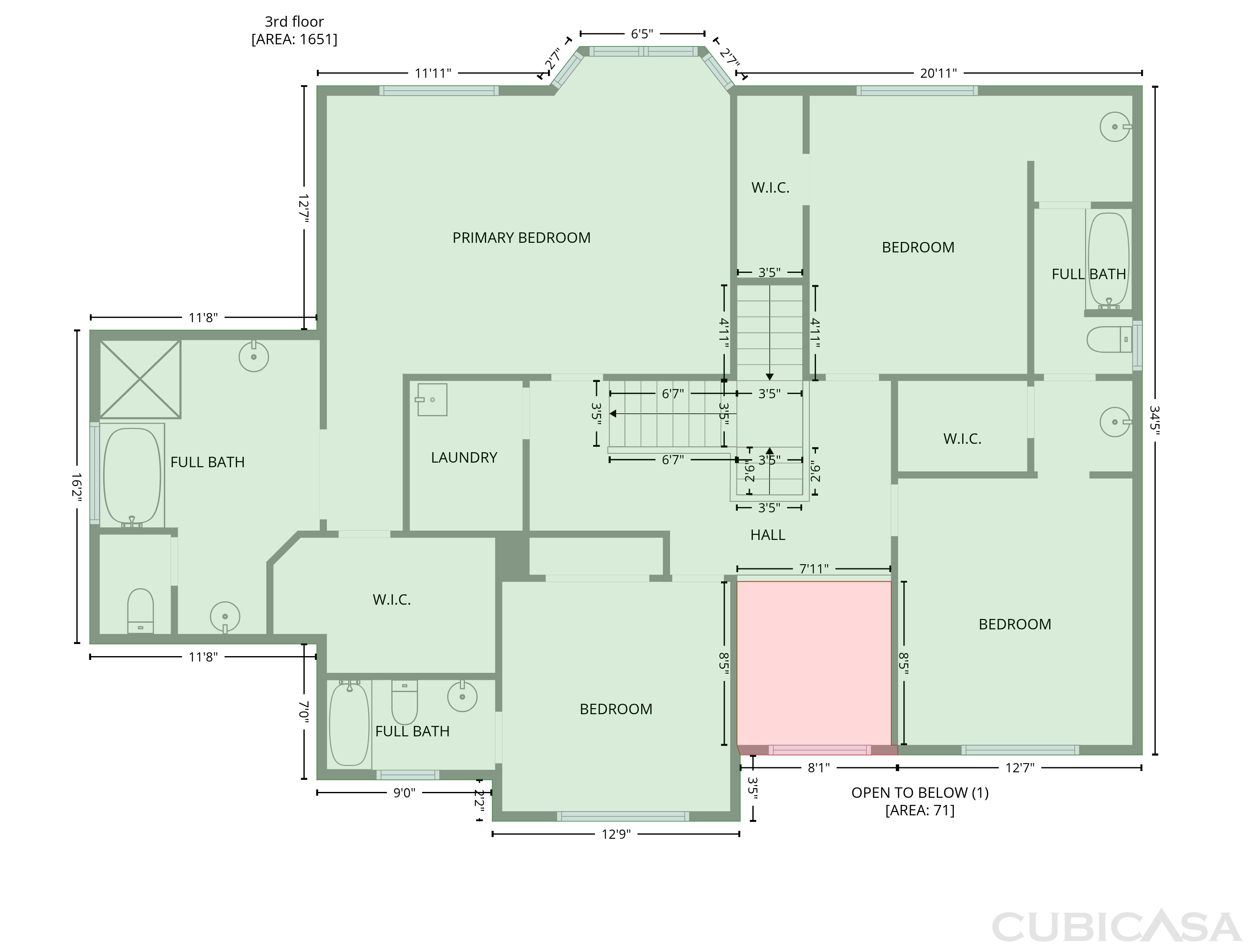 Third Floor of 5228 Yellowtail Ln NW, Kennesaw, GA
