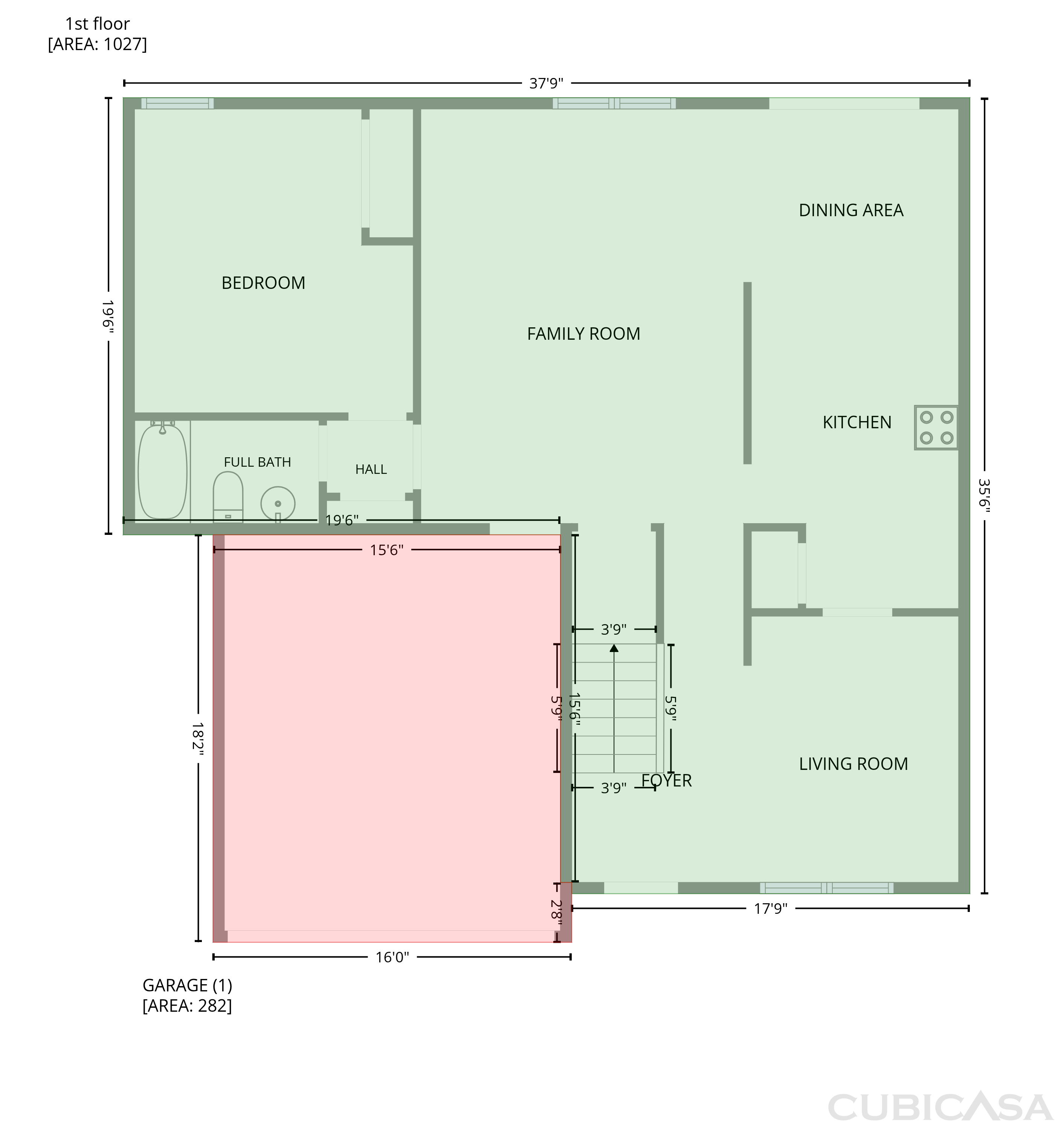 Main Floor of 1554 Gaston Mountain Dr, Dallas, NC