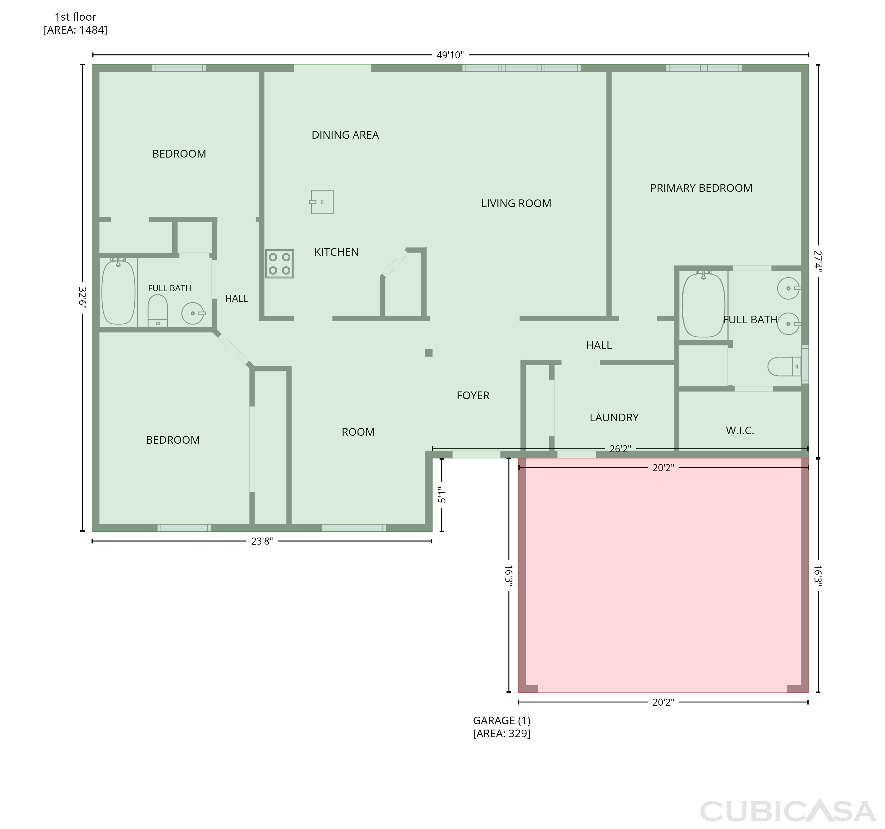 Main Floor of 2094 Chapel Creek Rd SW, Concord, NC