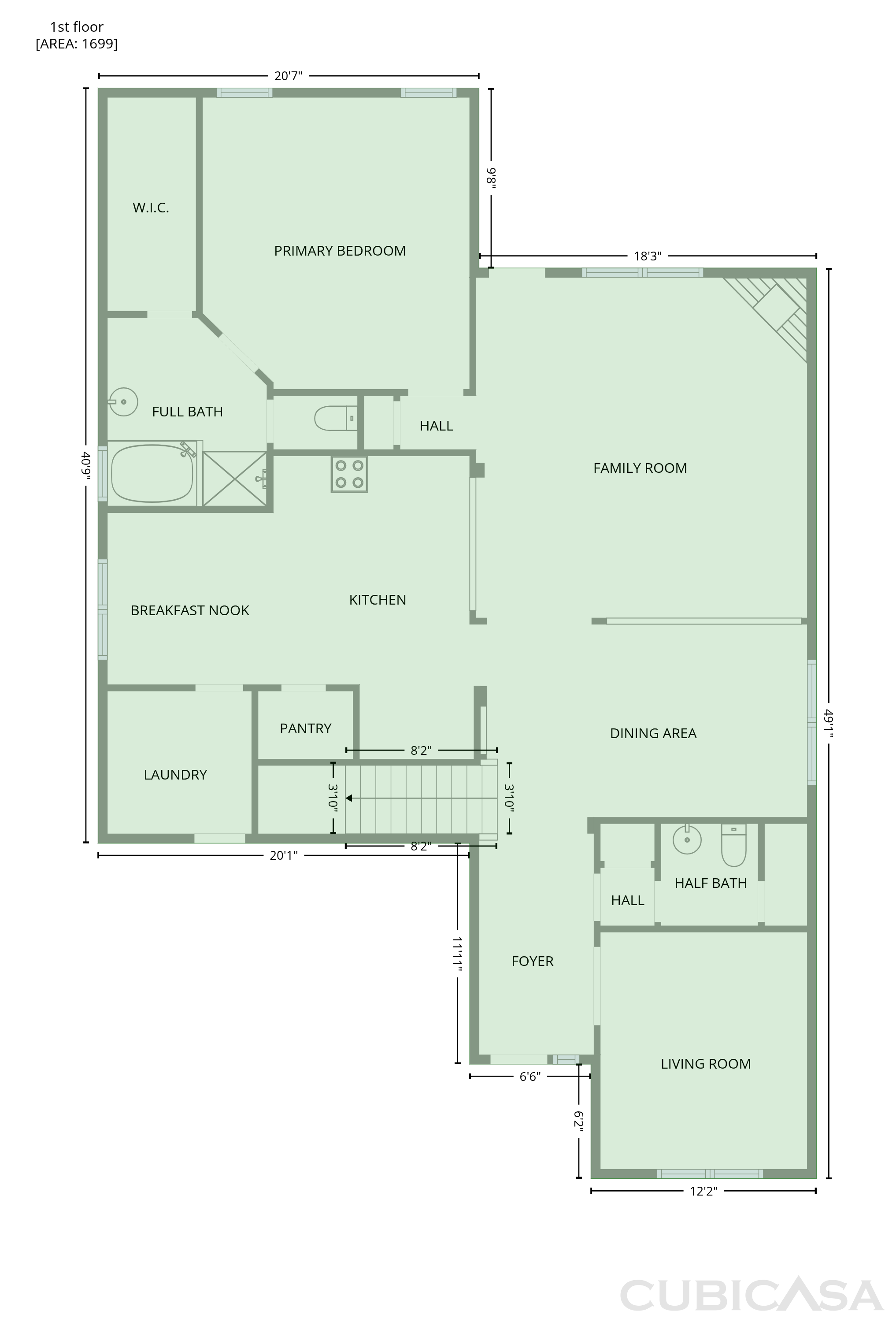 Main Floor of 2404 Danciger Ln, Cedar Park, TX