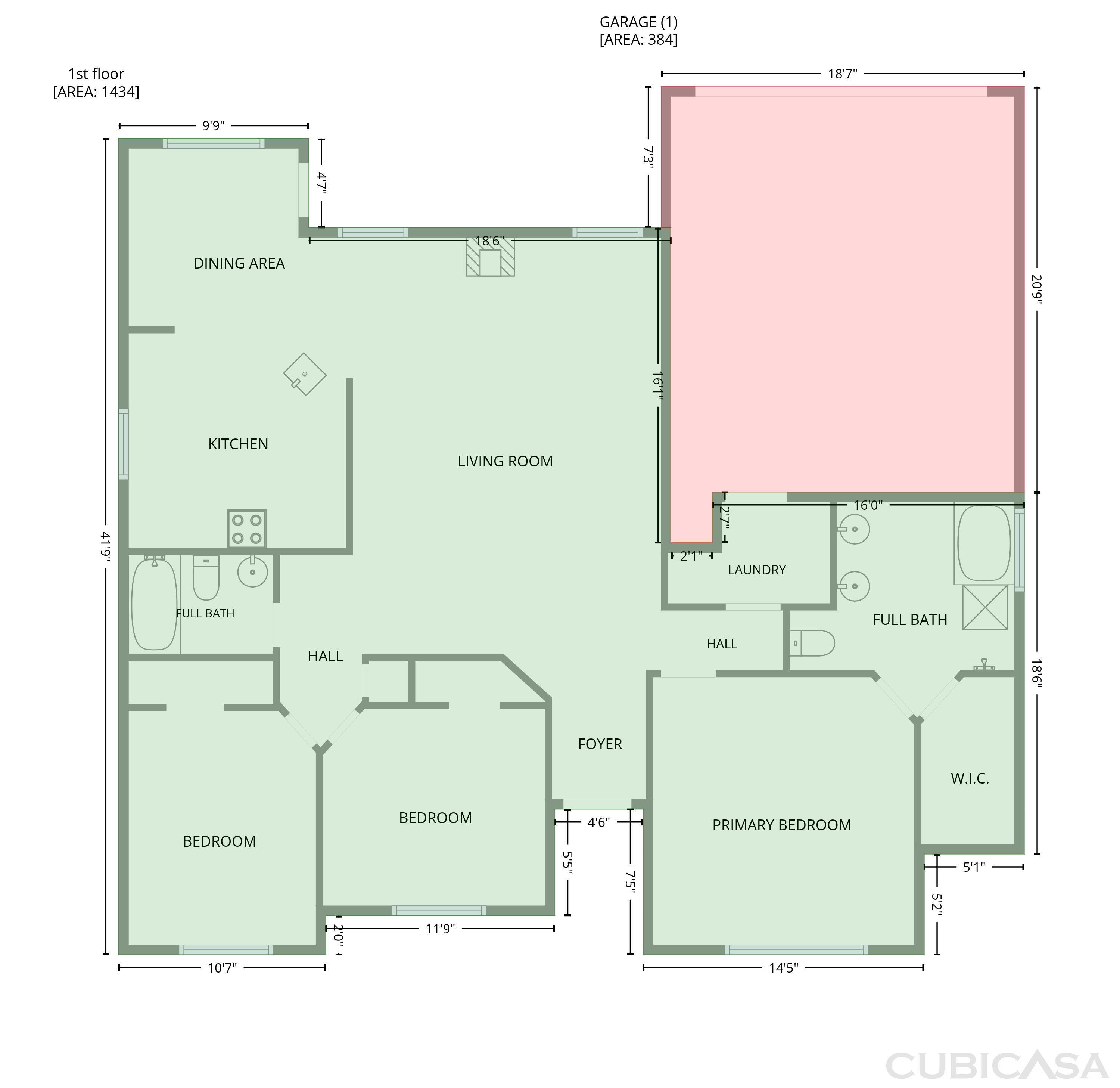 Main Floor of 7109 Cottonwood Cir, Sachse, TX