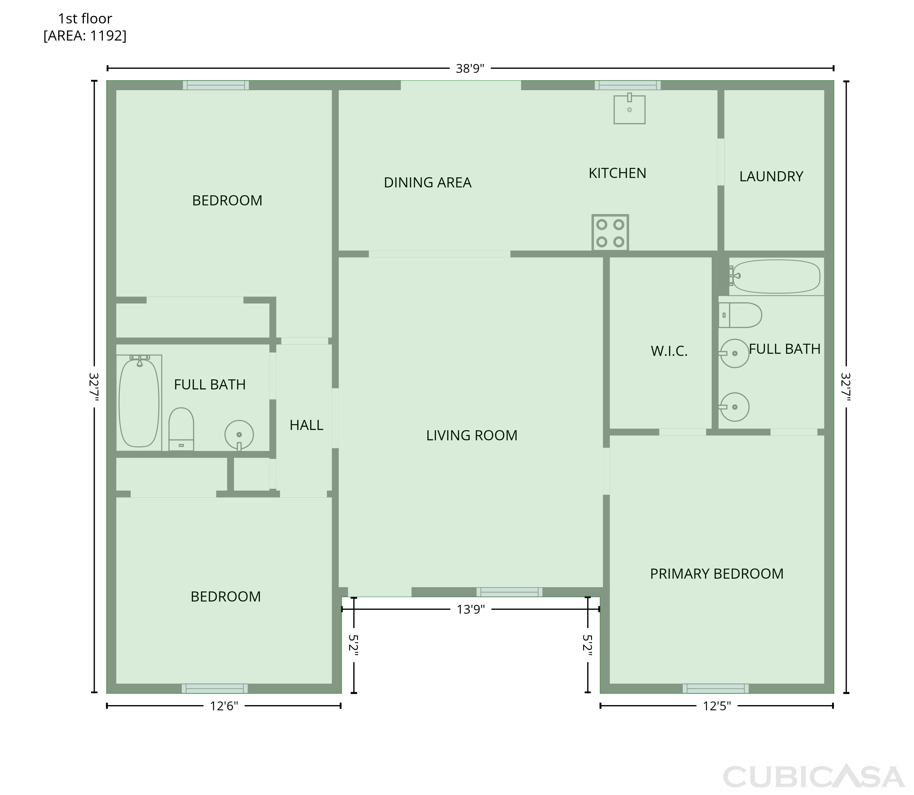 Main Floor of 494 Hall Spencer Rd, Catawba, SC
