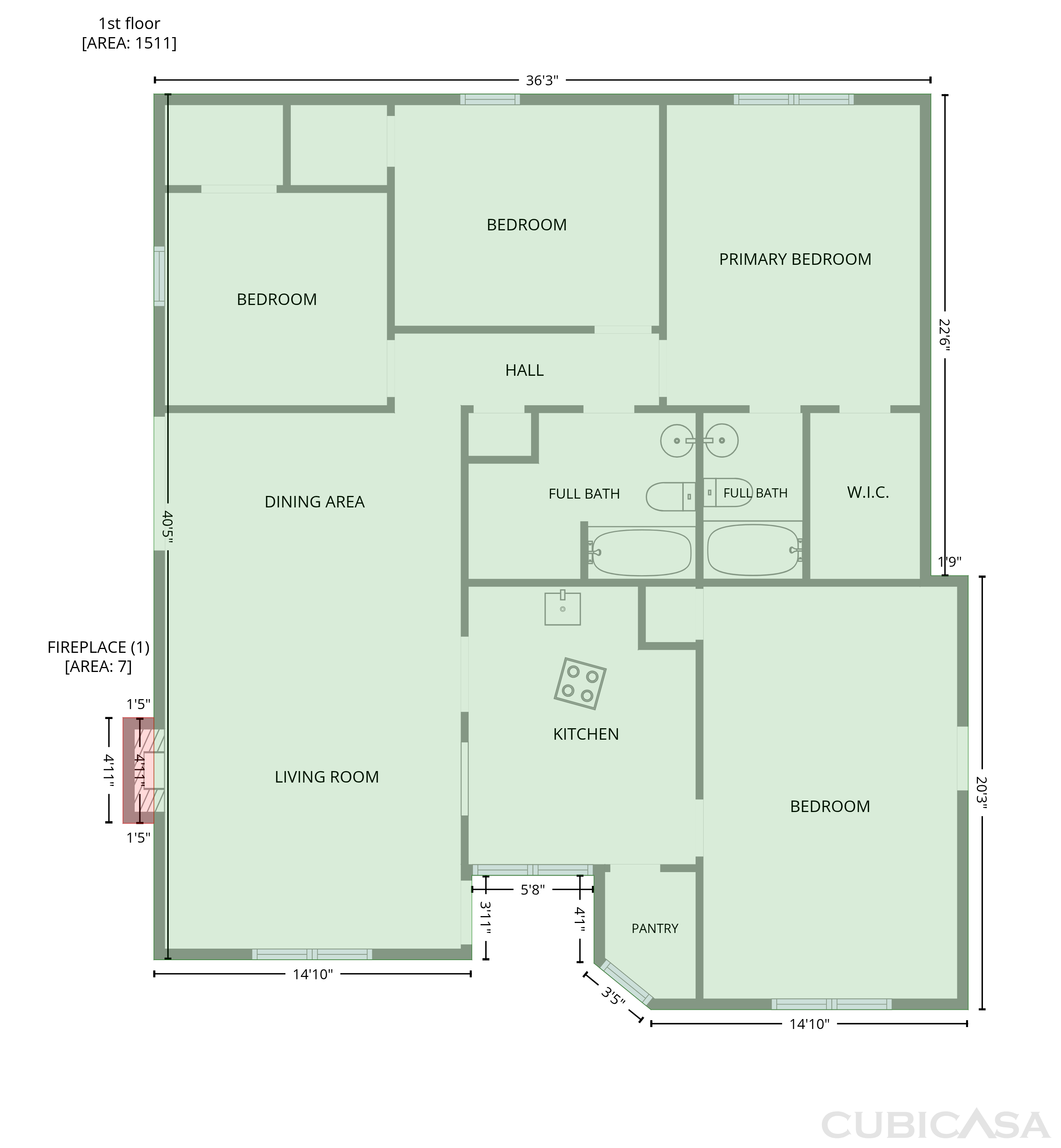 Main Floor of 204 N Crossing Dr, Columbia, SC