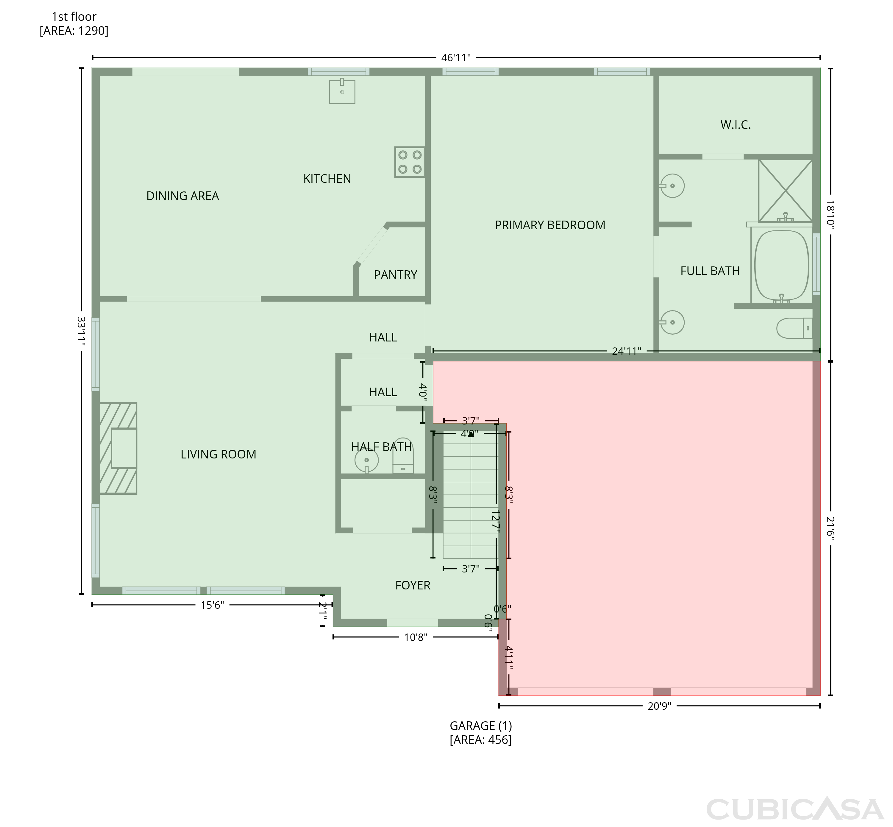 Main Floor of 2714 Green Ash Ln, Knoxville, TN