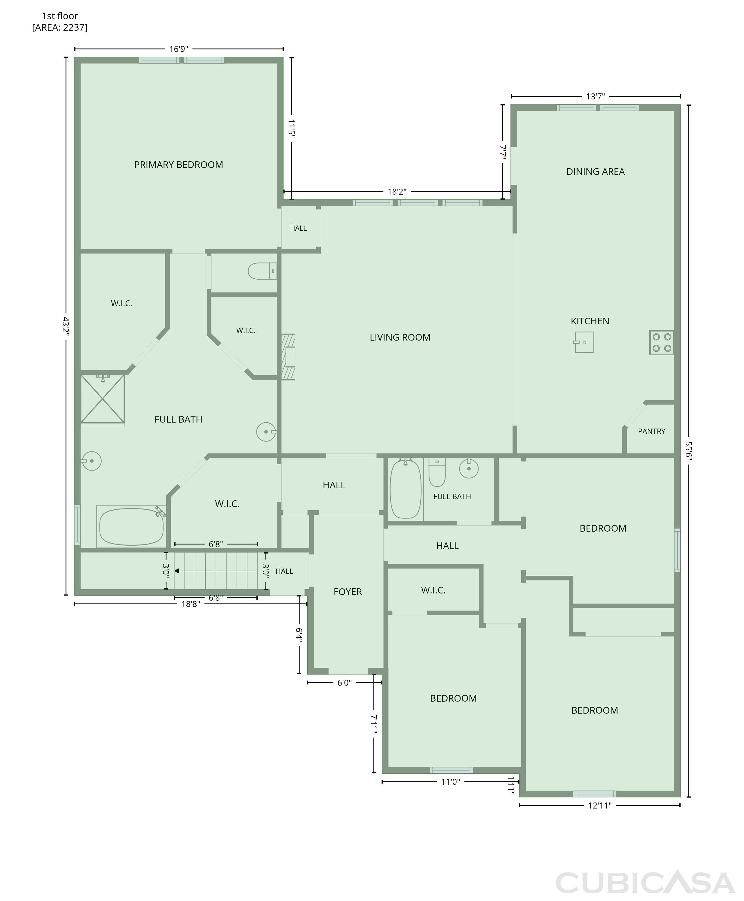 Main Floor of 1683 St Croix St, Burleson, TX