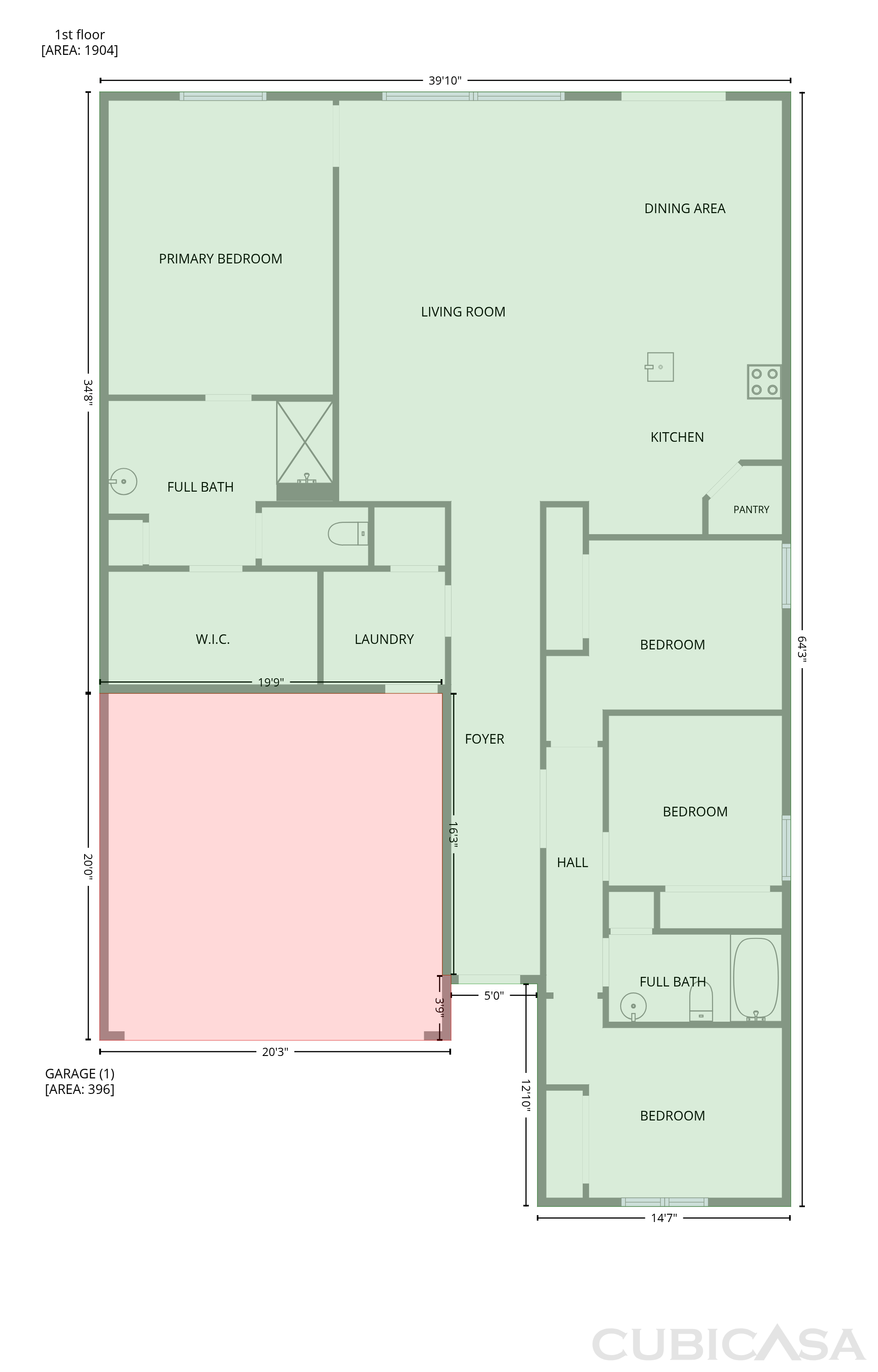 Main Floor of 39693 Harvest Creek Ln, Zephyrhills, FL