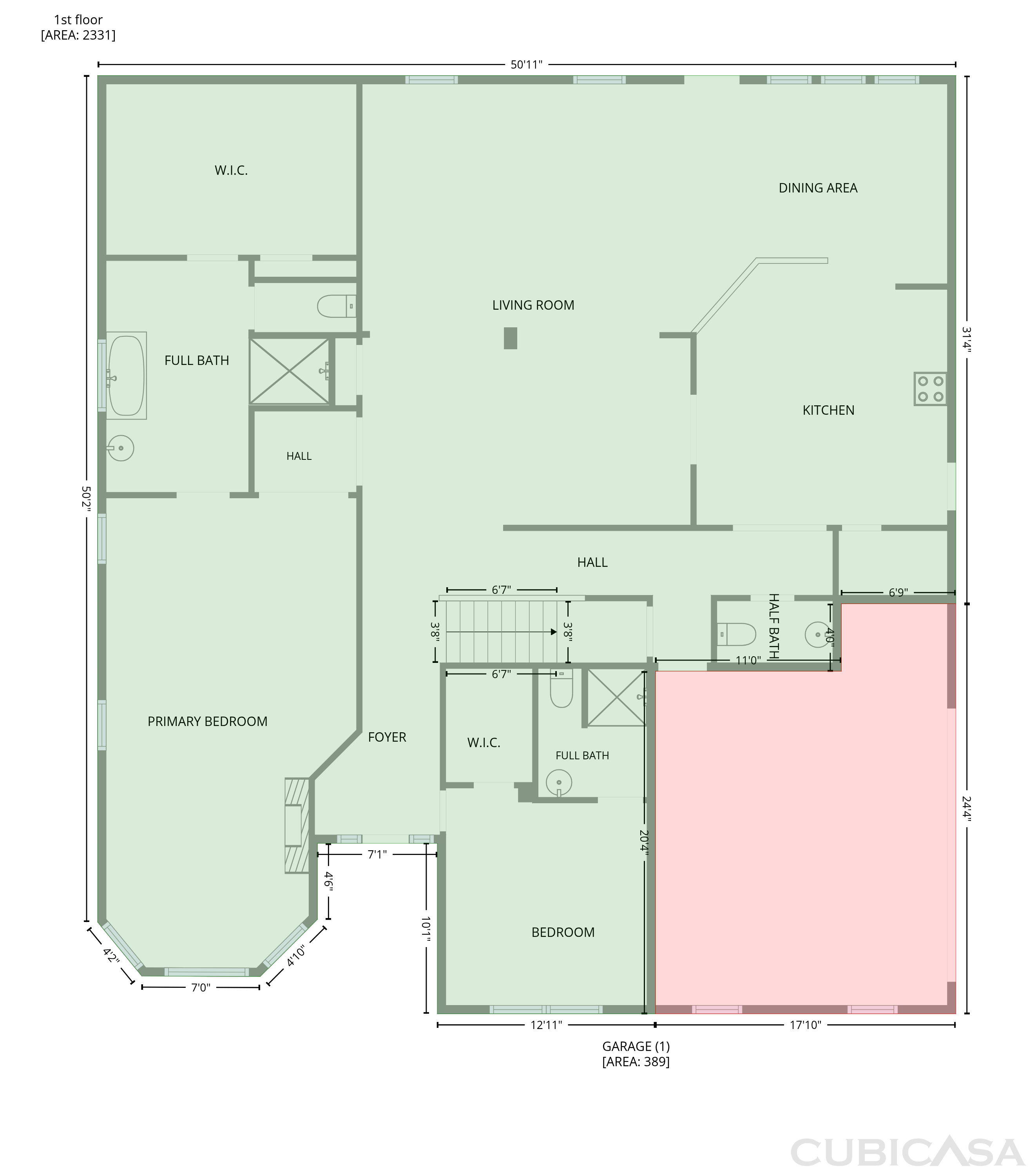 Main Floor of 321 Basel Way, Hampton, GA