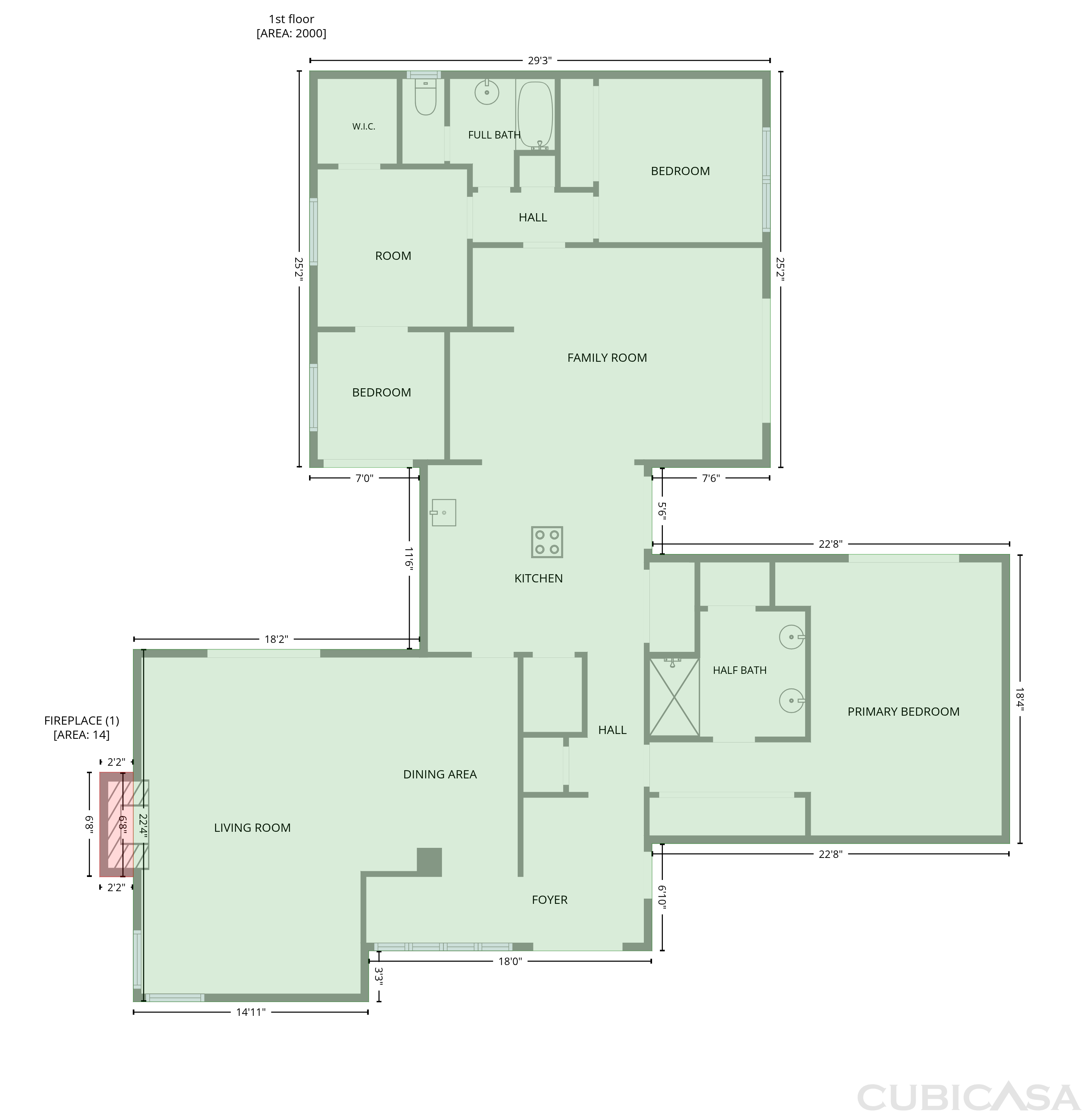 Main Floor of 2025 Via Mirada, Fullerton, CA