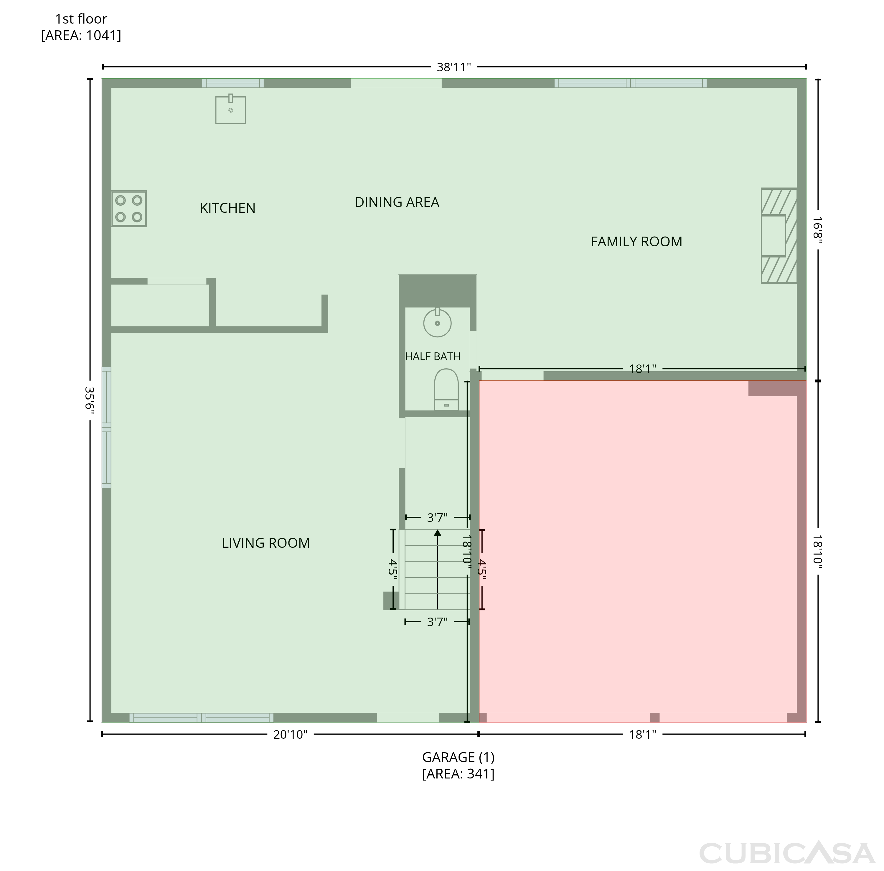 Main Floor of 1722 Woods Blvd, Round Rock, TX