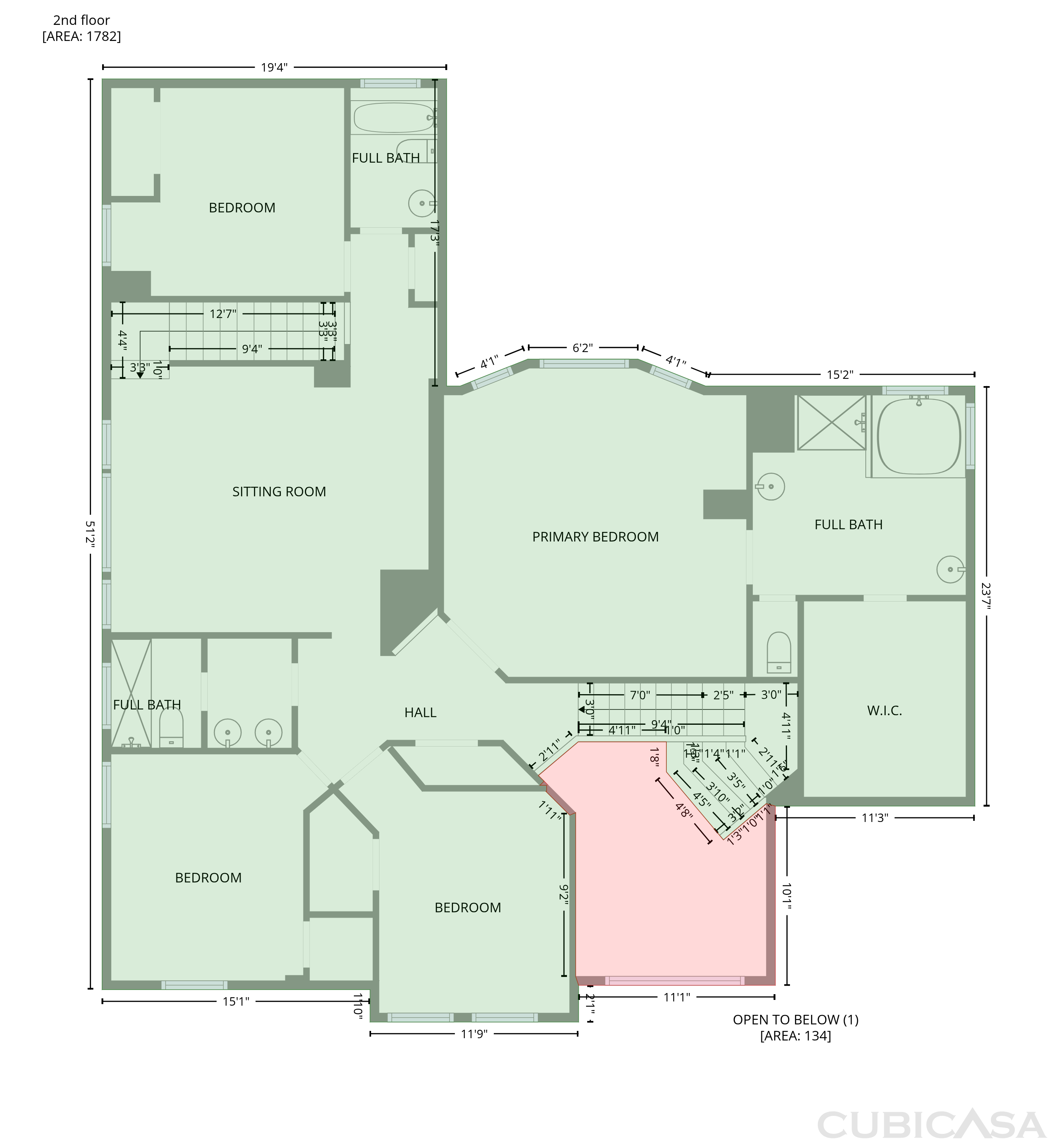 Second Floor of 1429 Greenbriar Dr, Allen, TX