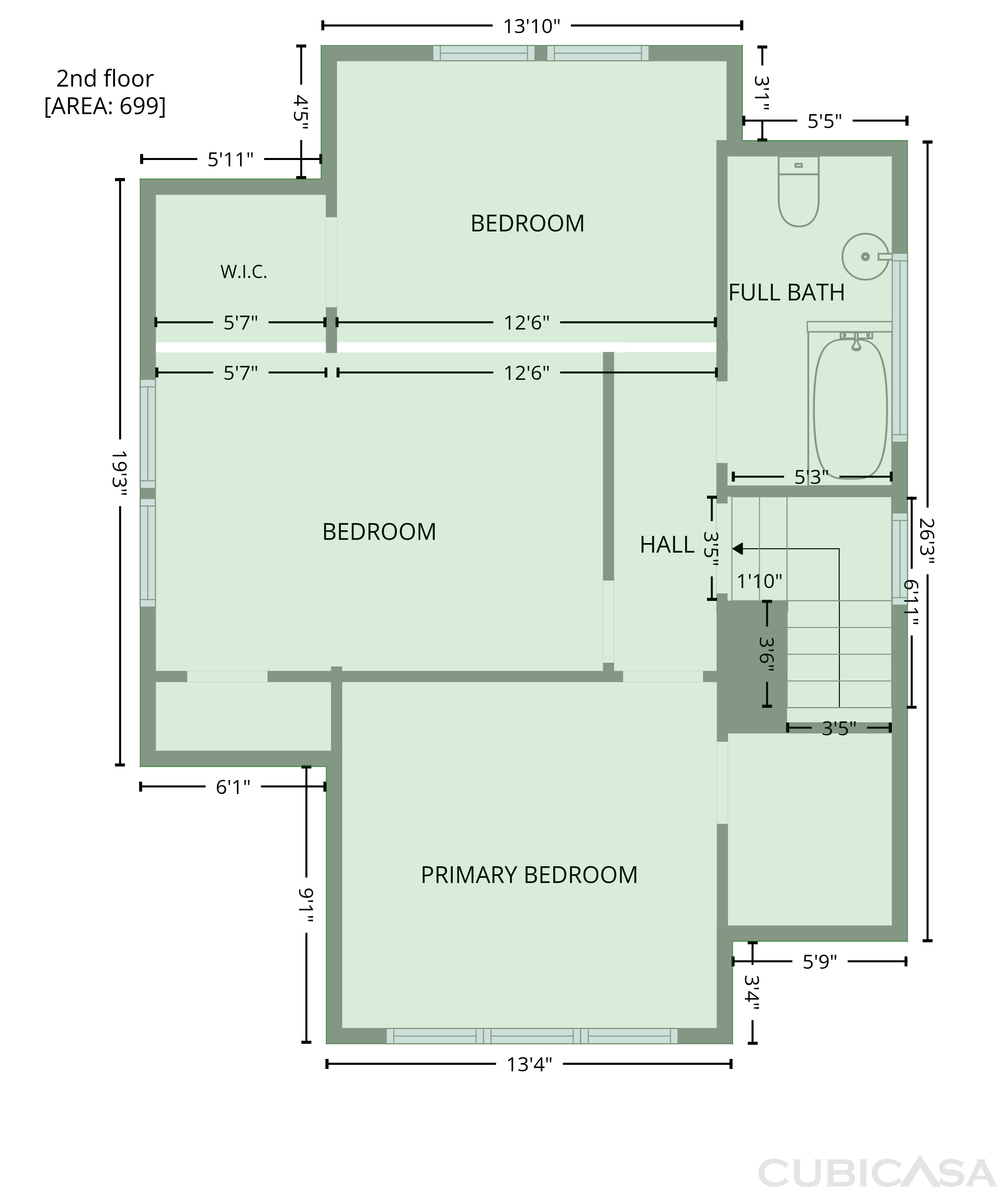 Upper level