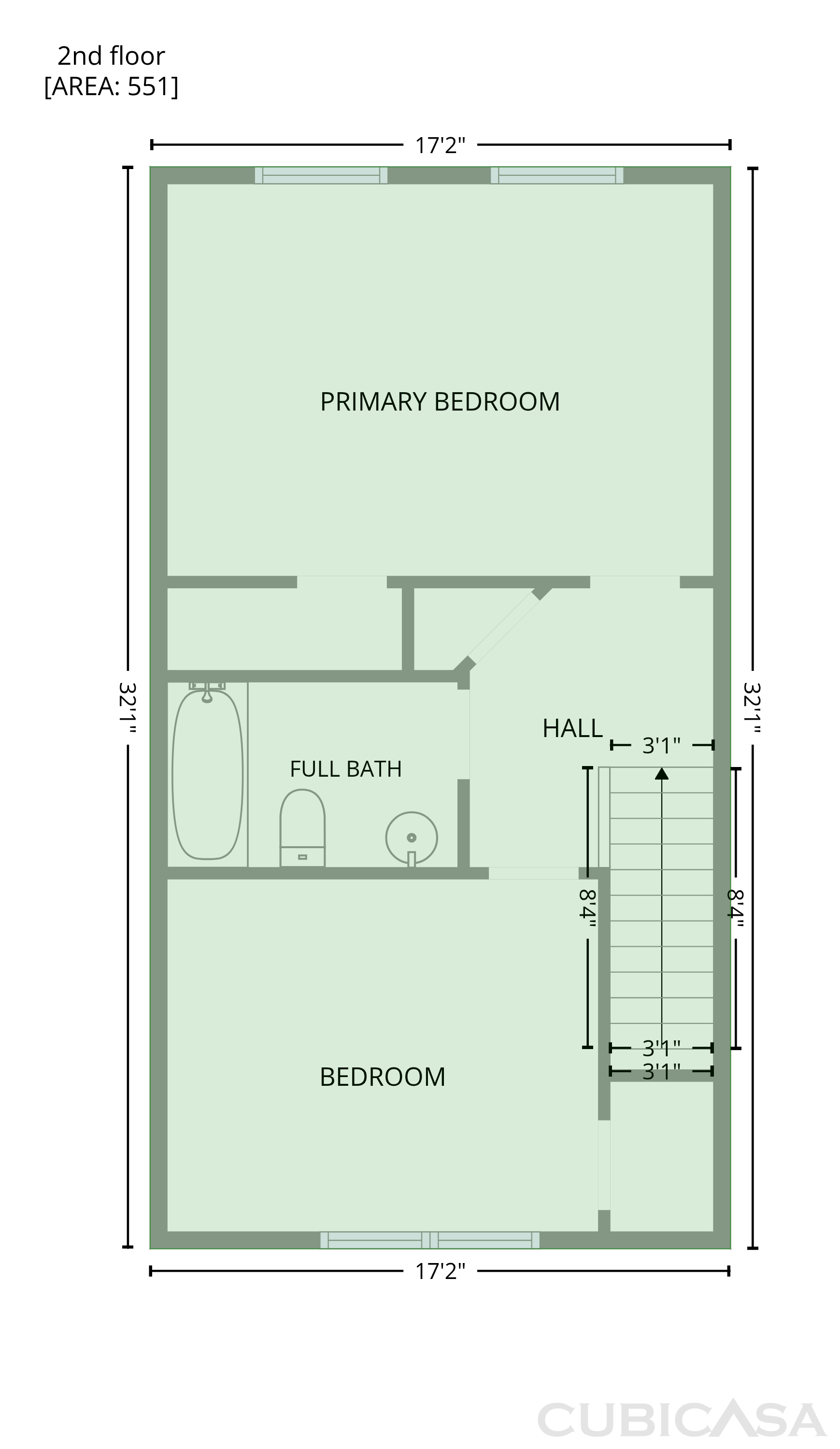 Second Floor of 208 Park St, Dallas, GA