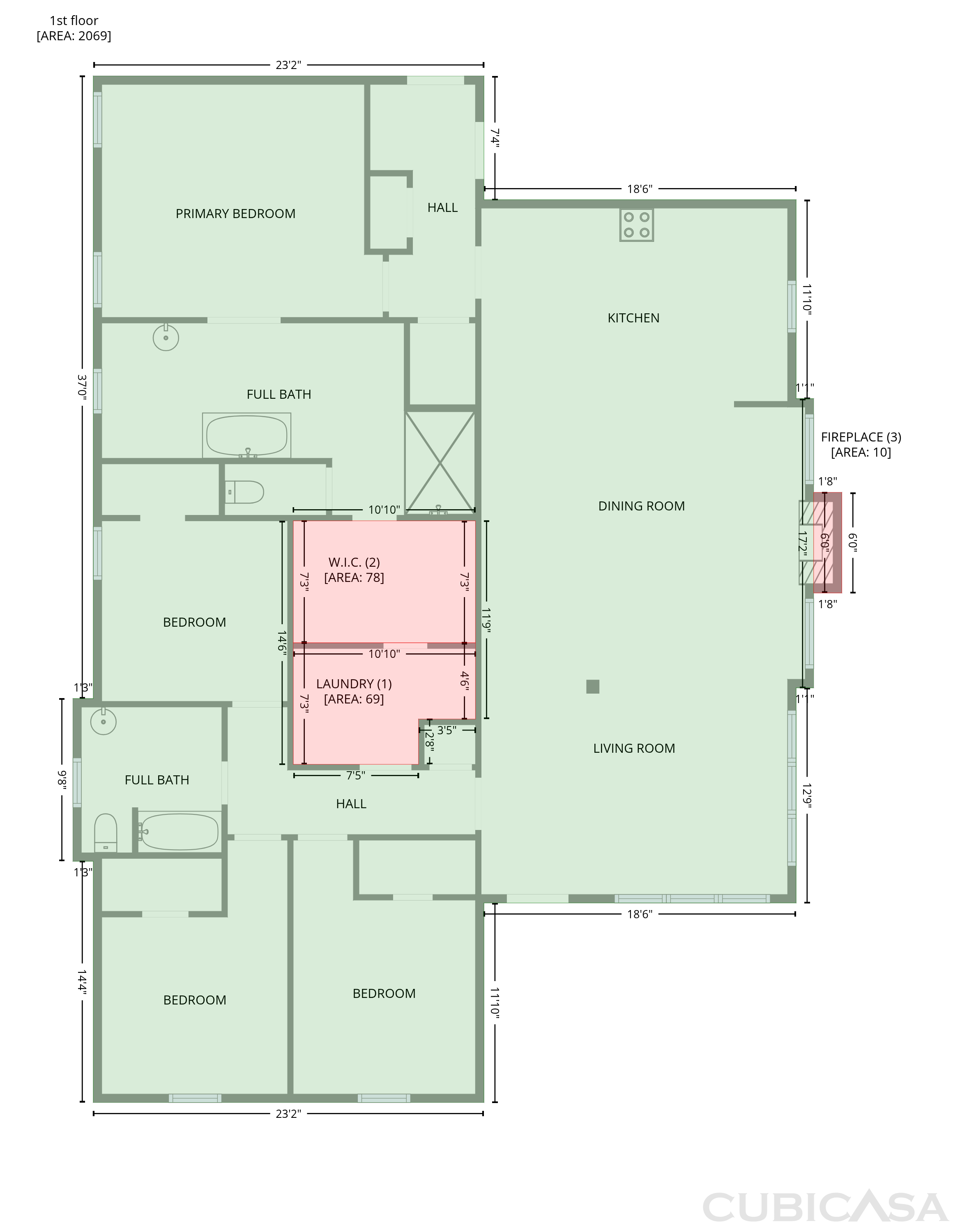 Main Floor of 7253 Medio Crk, Tyler, TX